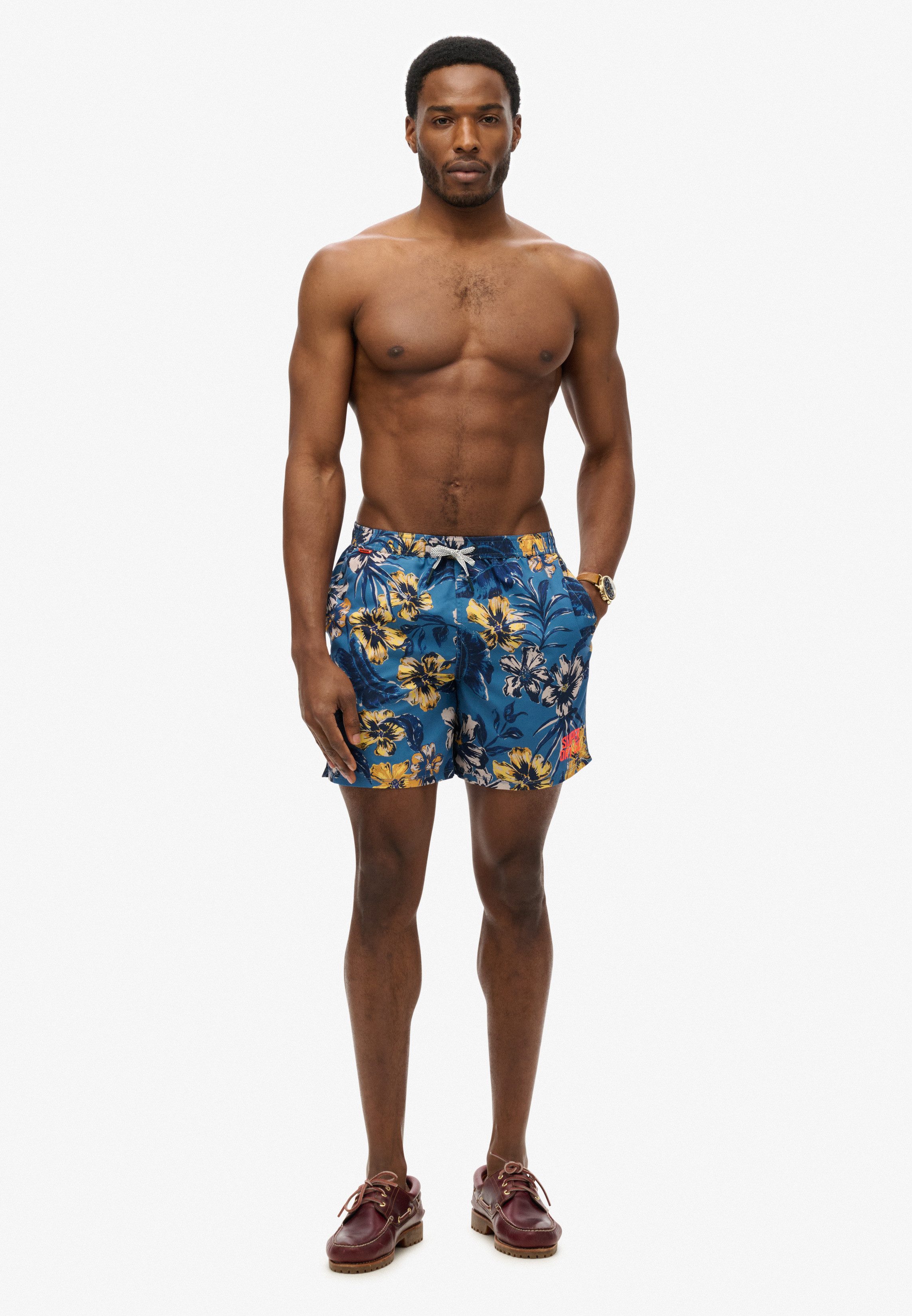 Superdry Zwemshort HAWAIIAN PRINT 17 SWIM SHORT