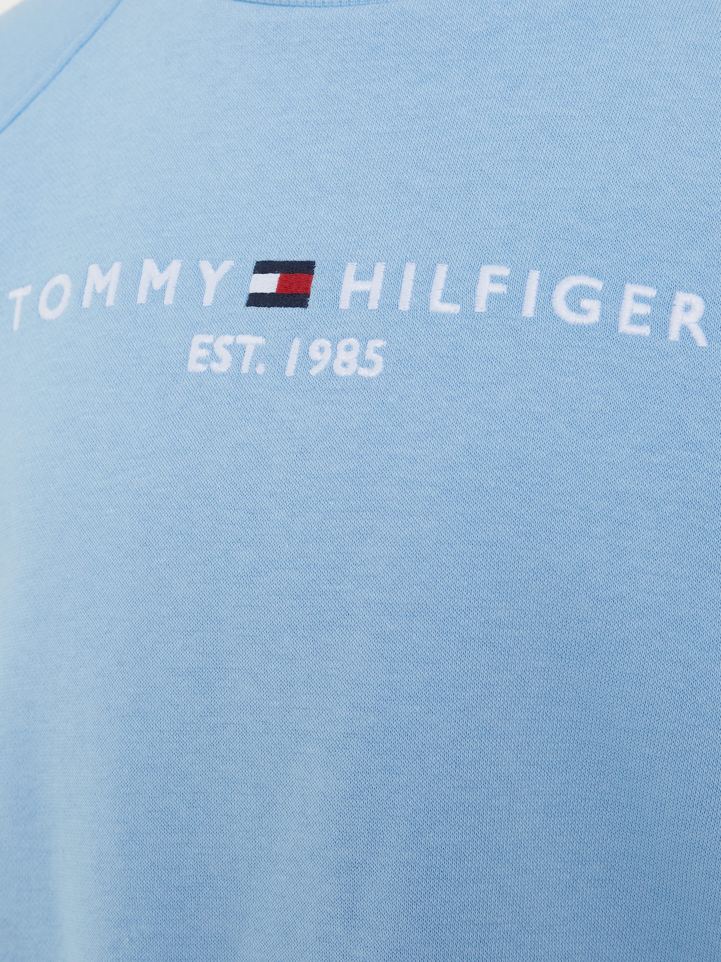 Tommy Hilfiger Sweatshirt ESSENTIAL EMBROIDERED FLEECE CN Kinderen tot 16 jaar met logo-opdruk