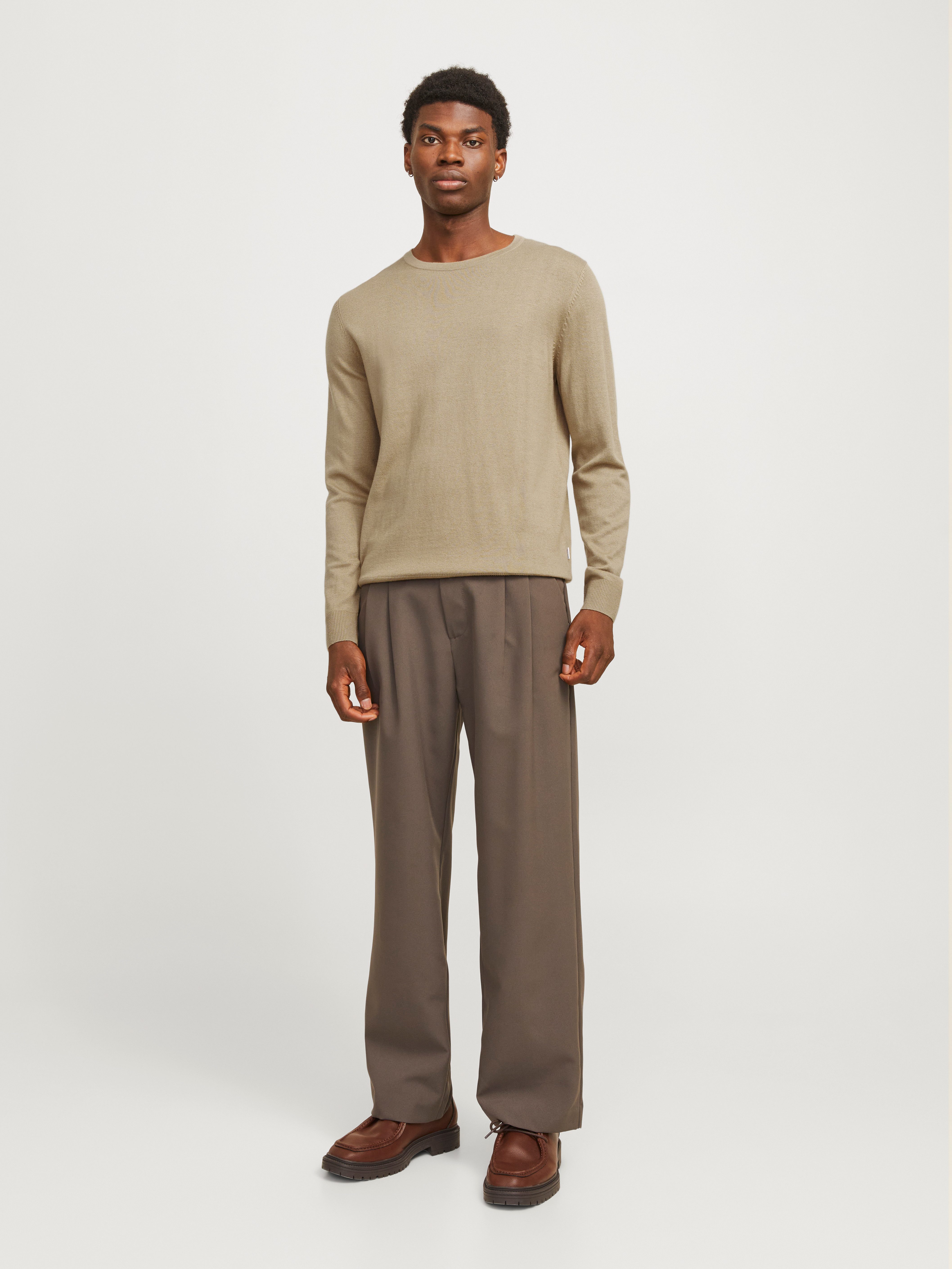 Jack & Jones Gebreide trui JJEEMIL KNIT CREW NECK NOOS