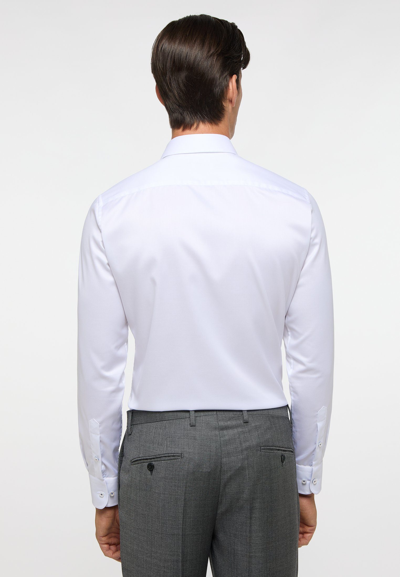 Eterna Overhemd met lange mouwen Slim fit NON IRON (strijkvrij)