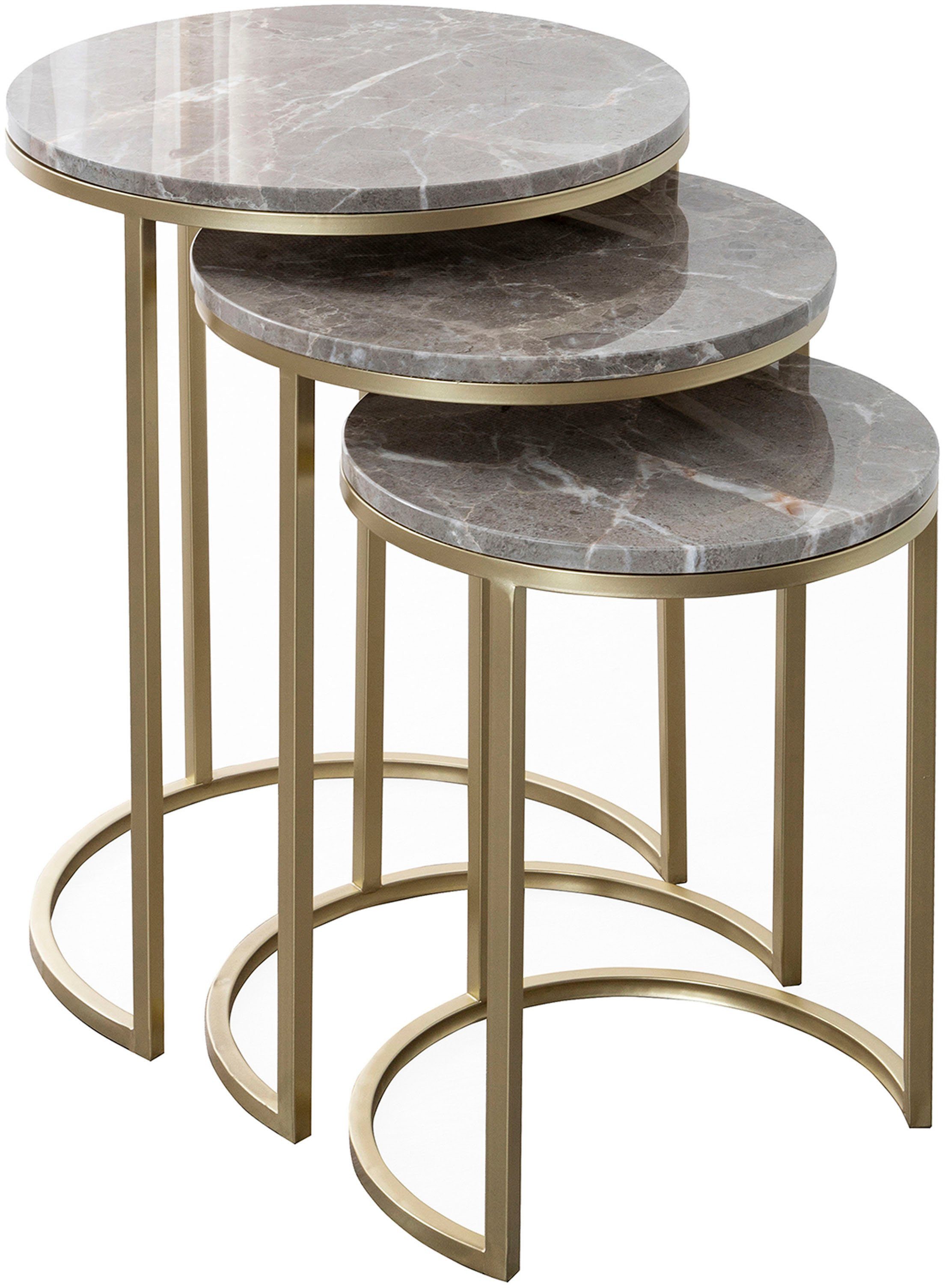 Kayoom Bijzettafel Tria 125 3-delige set, fascinerend en verfrissend (set, 3 stuks)