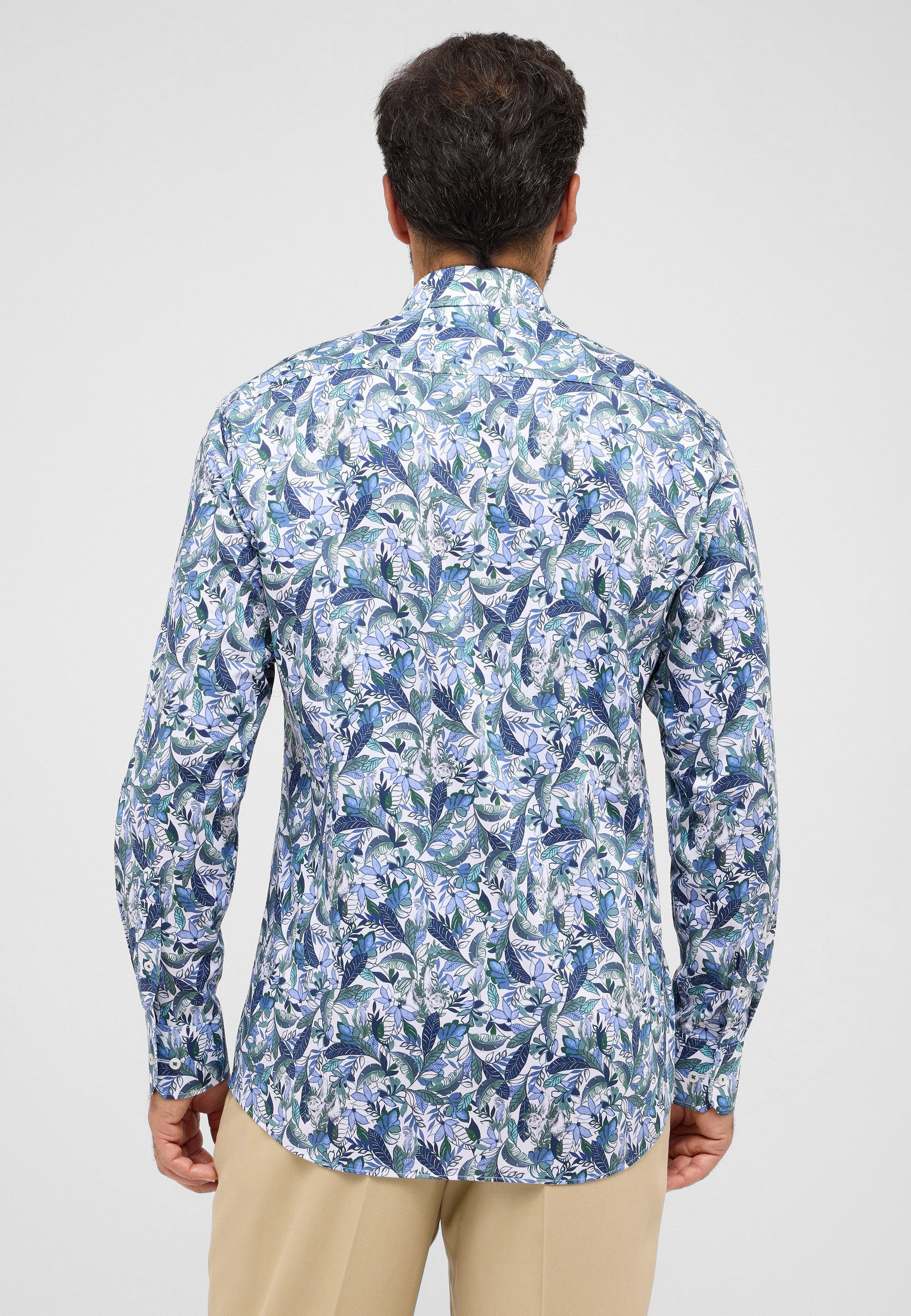 Eterna Overhemd met lange mouwen MODERN FIT NON IRON (strijkvrij)