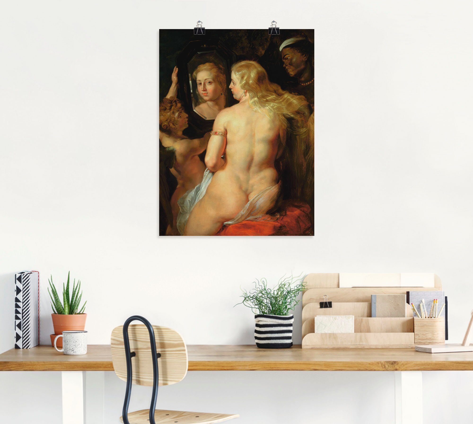 Artland Artprint Toilet van Venus als artprint op linnen, muursticker of poster in verschillende maten