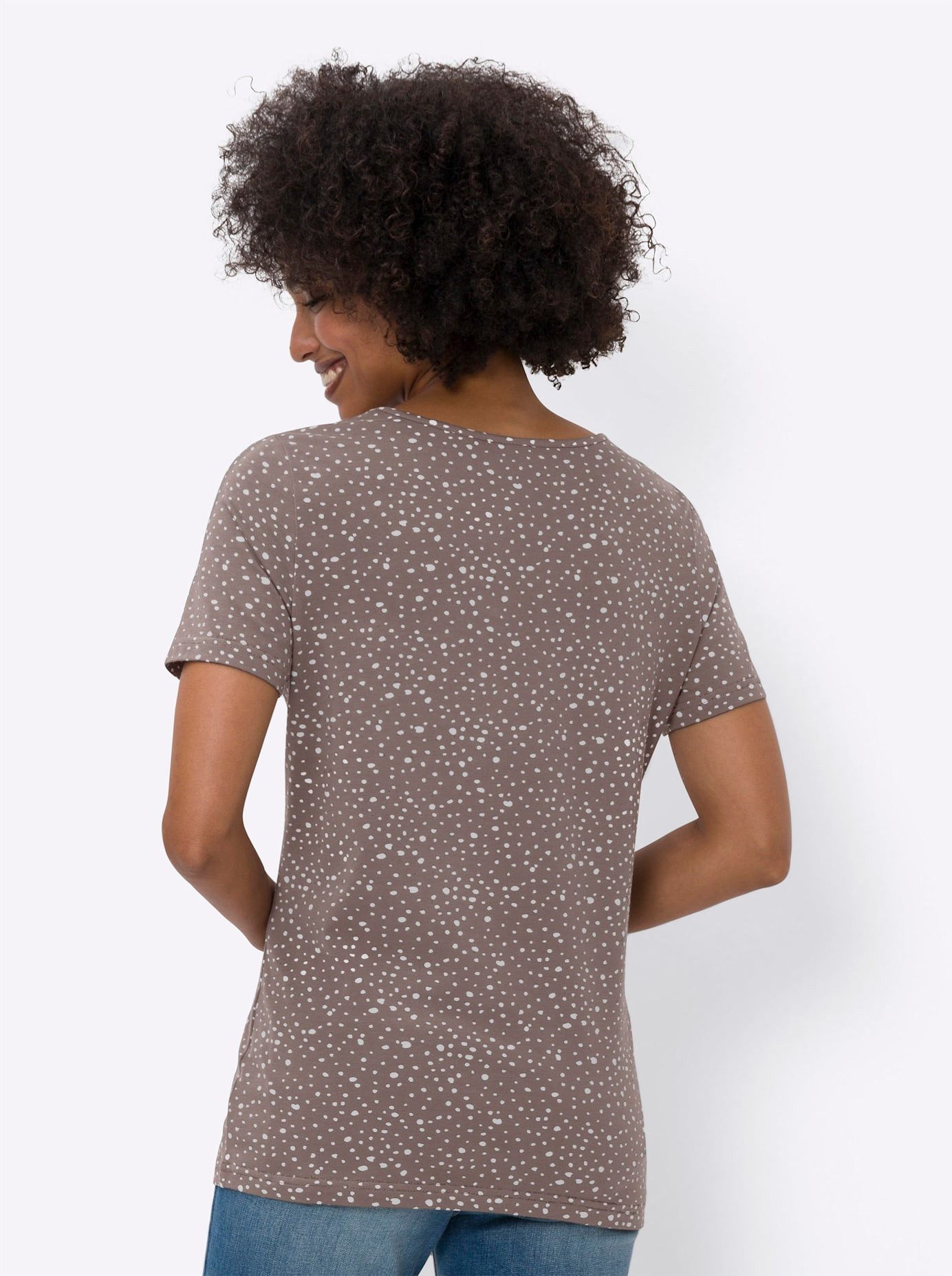 heine T-shirt Gedessineerd shirt (1-delig)