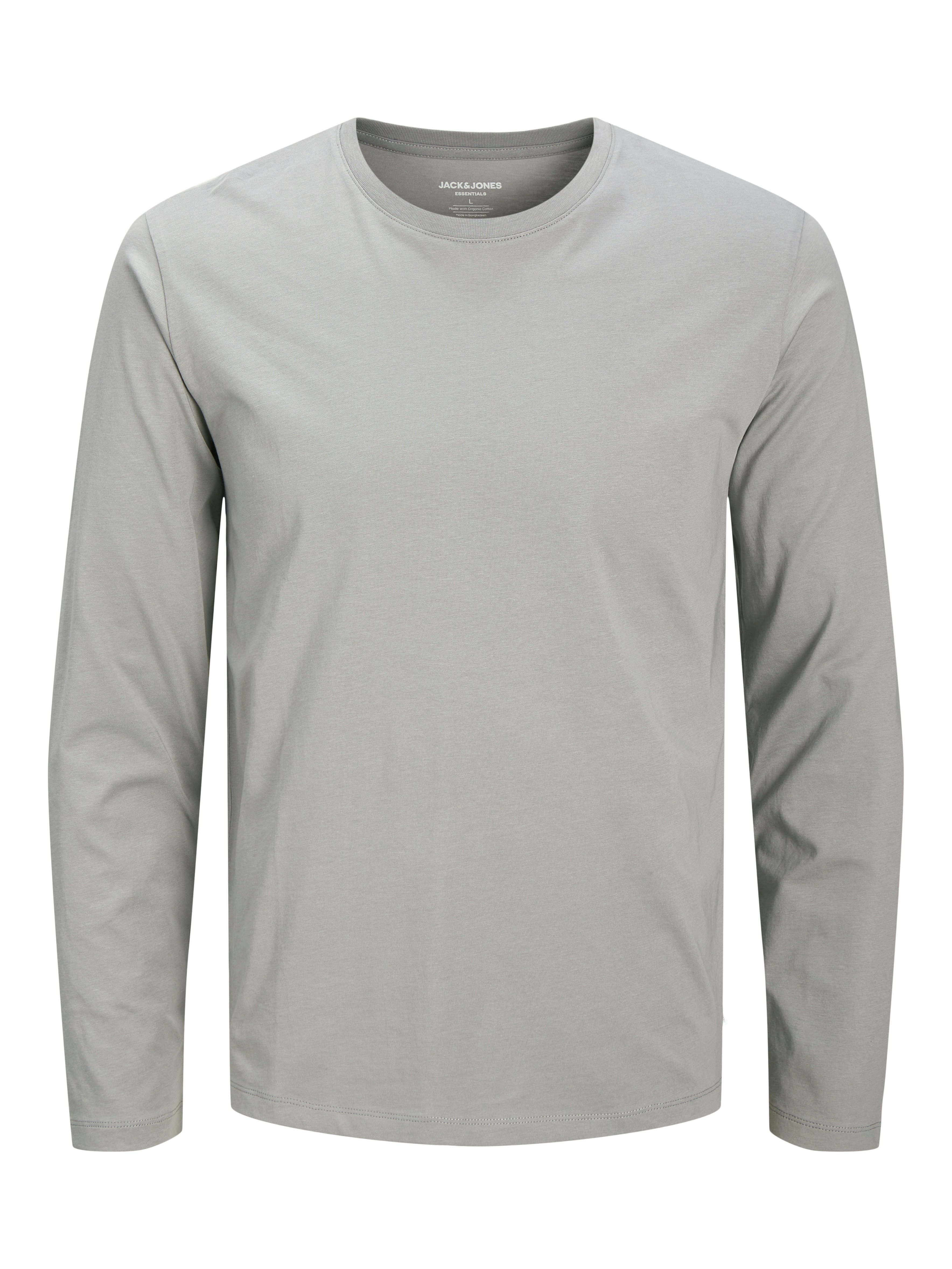 Jack & Jones Shirt met ronde hals JJEORGANIC BASIC TEE LS O-NECK NOOS