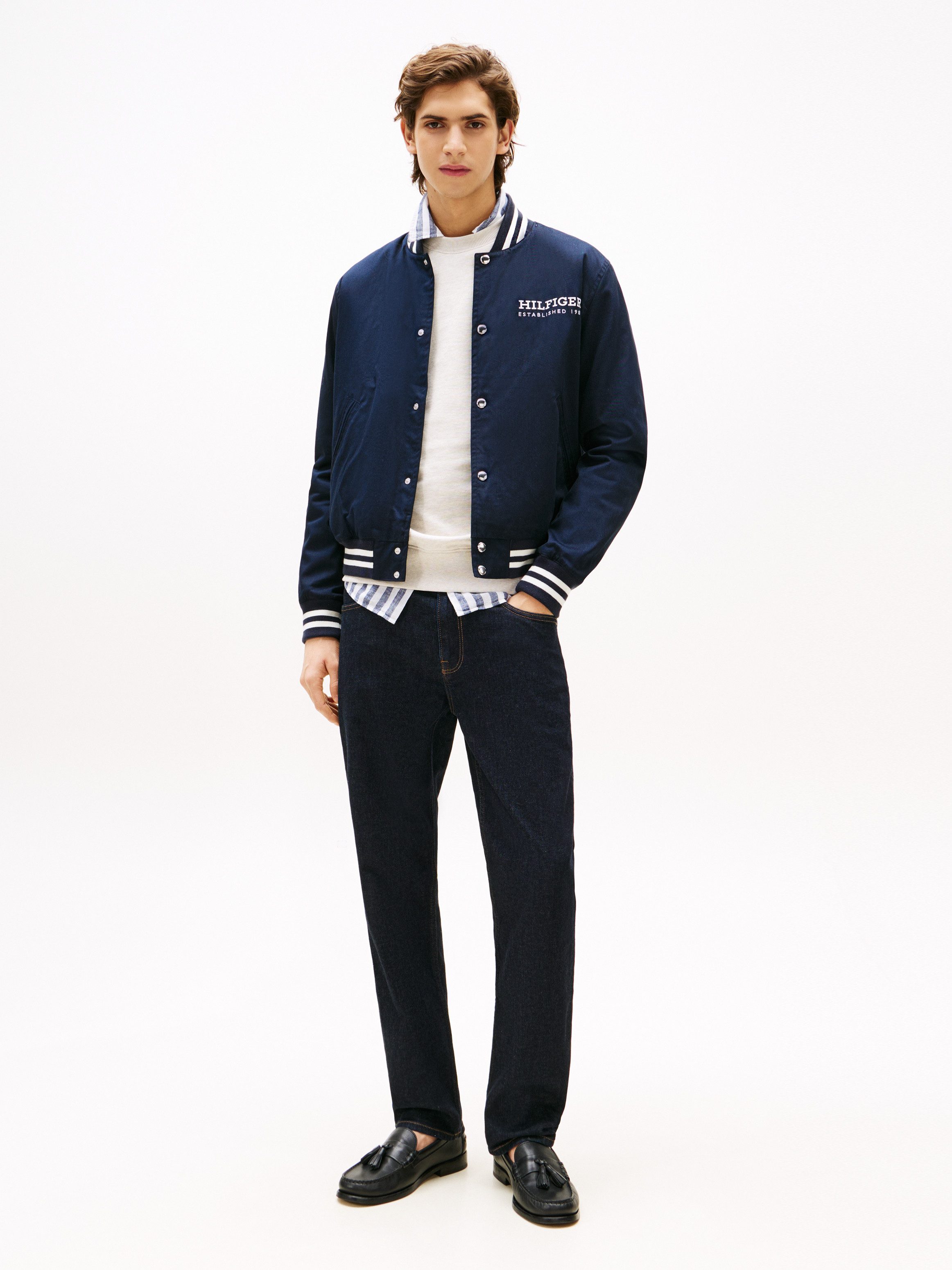 Tommy Hilfiger Blouson AMERICANA VARSITY JKT met grote print op de rug