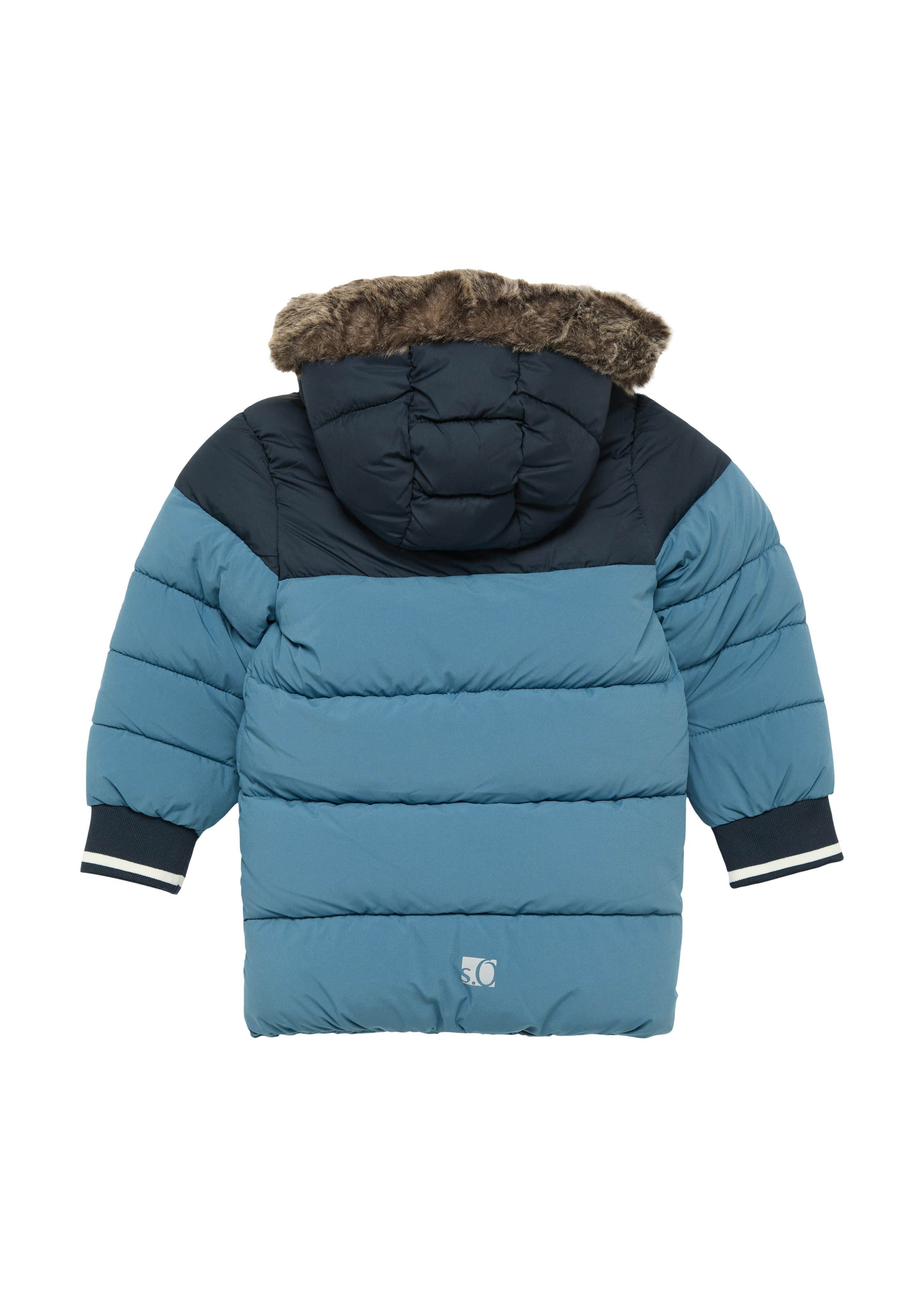 s.Oliver RED LABEL Junior Outdoorjack met een capuchon