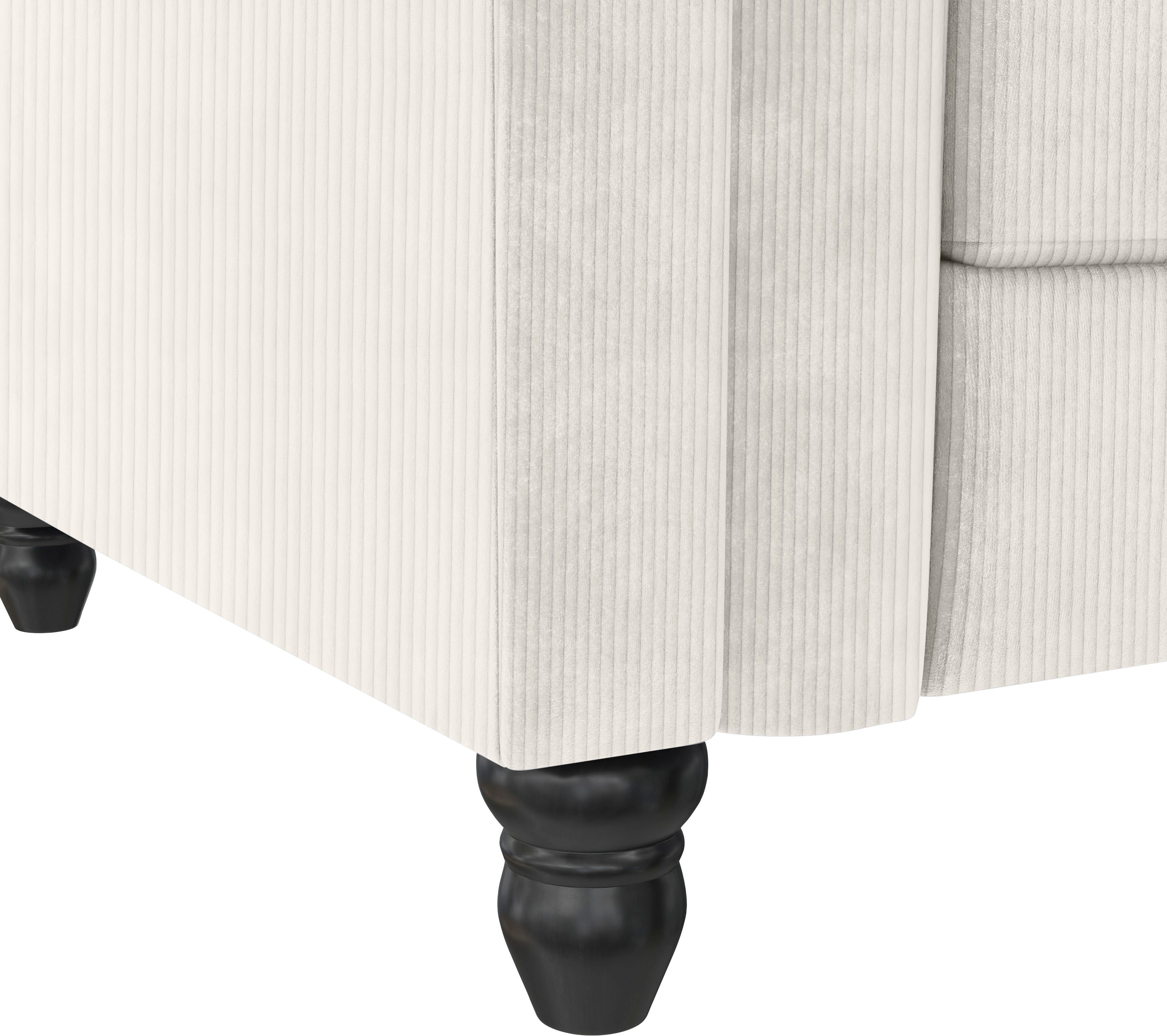 Dorel Home Hoekbank Felix II, L-model, bedbank 241cm (ligoppervlak 108x195 cm),