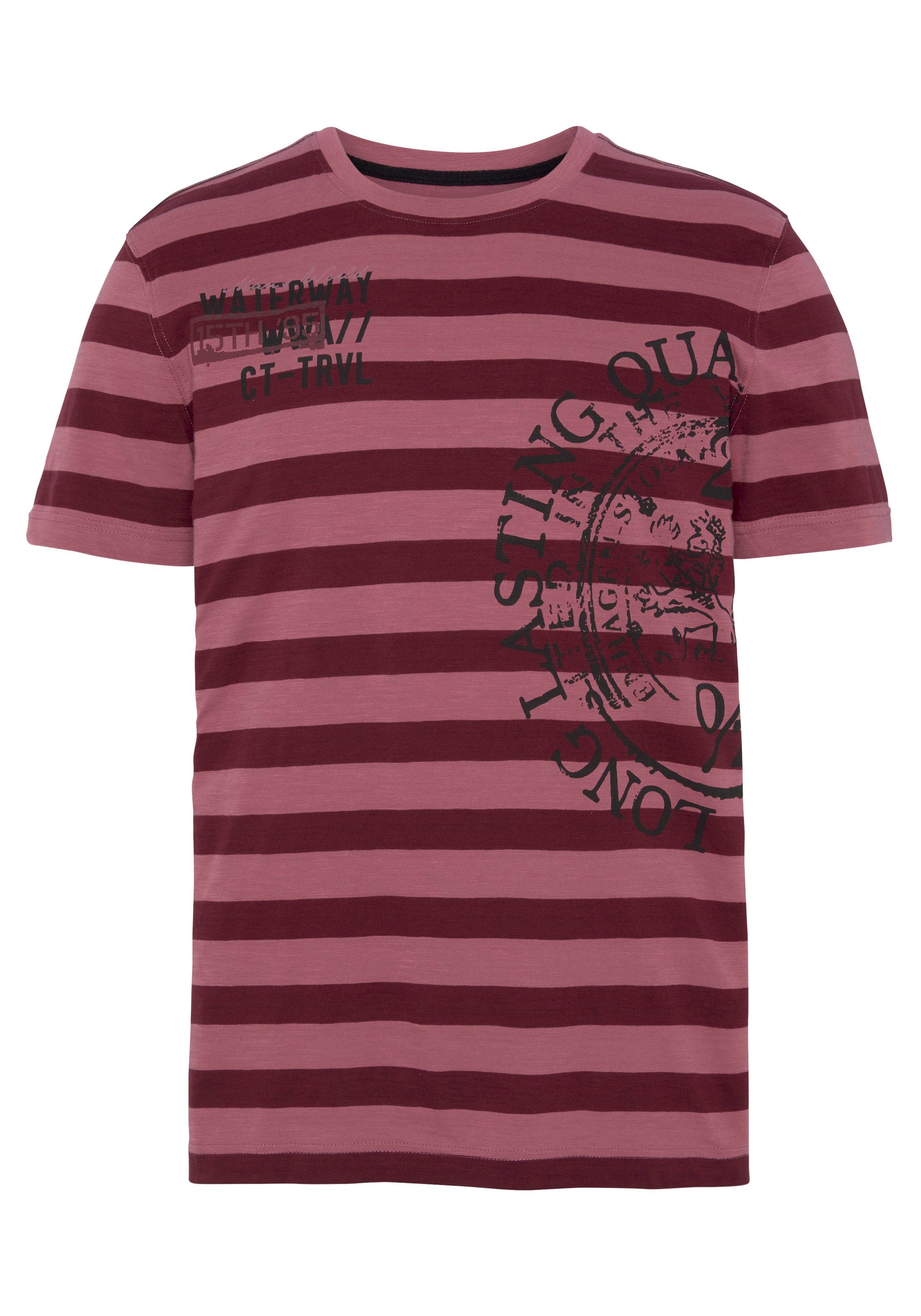 Man's World T-shirt met borstprint