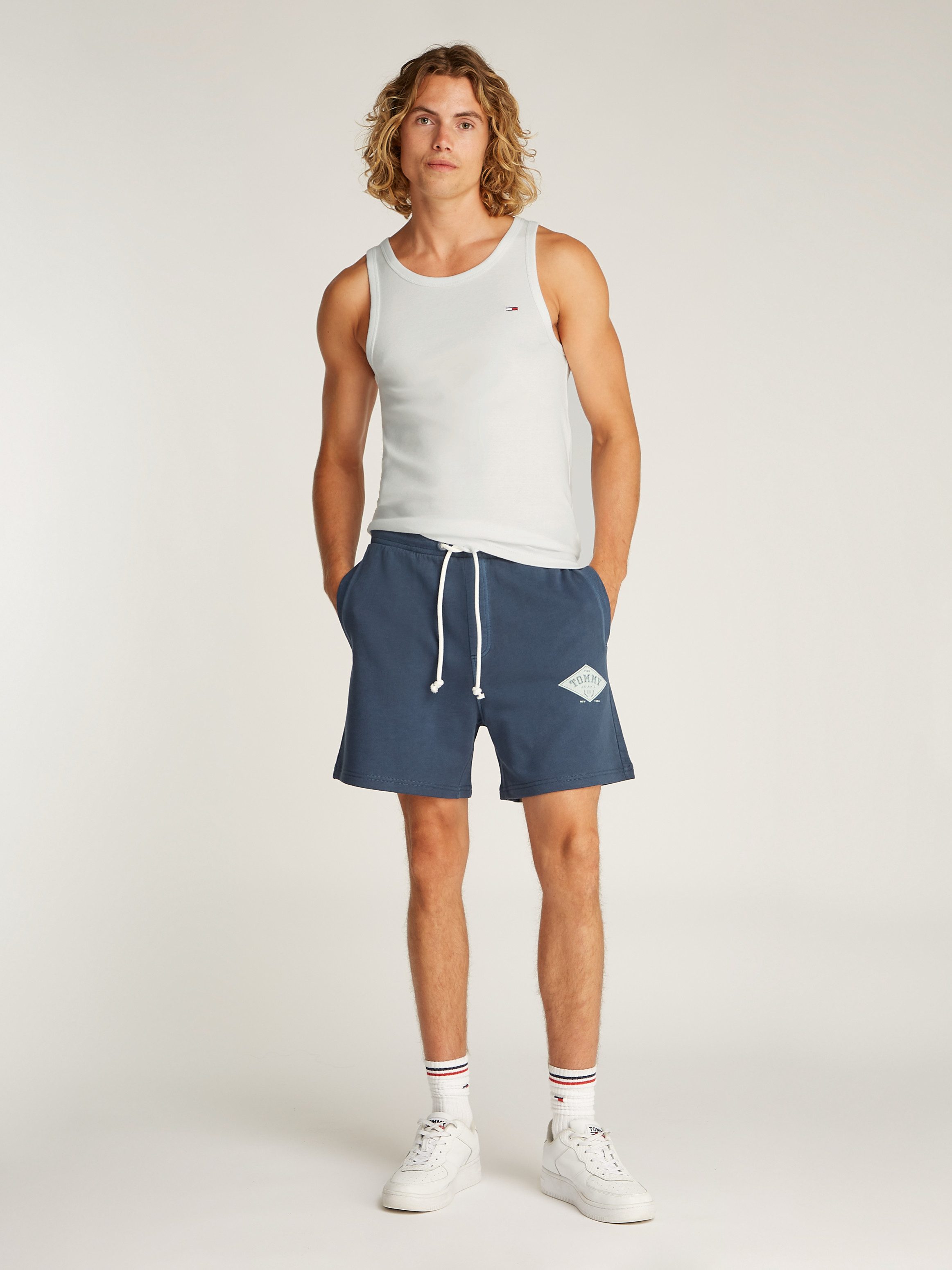 TOMMY JEANS Tanktop TJM XSLIM 2PCK RIB TANK EXT (set, 2-delig, 2 stuks)