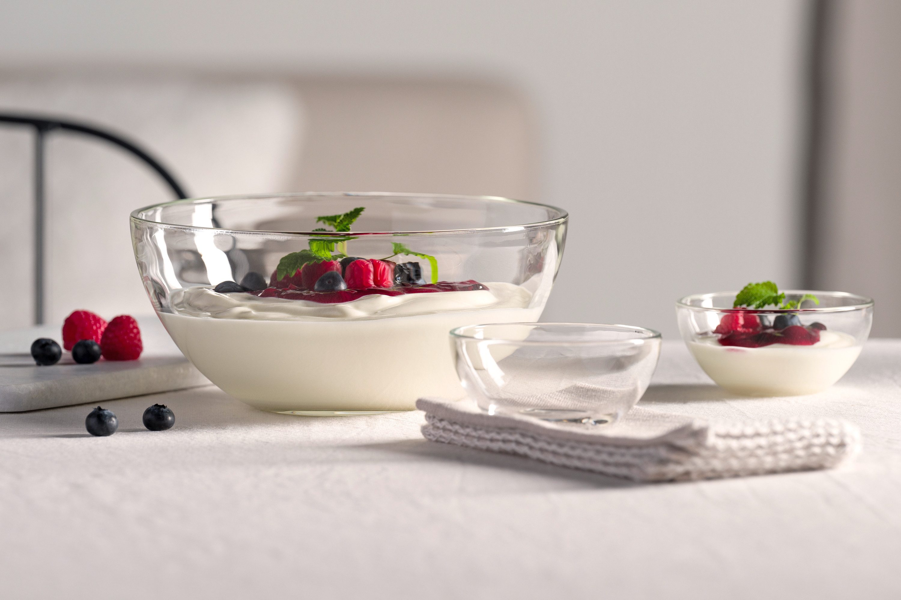 LEONARDO Schaal Schalen-set CUCINA, 5-delig, 4x Ø 10 cm & 1x Ø 21,5 cm (set, 5-delig)