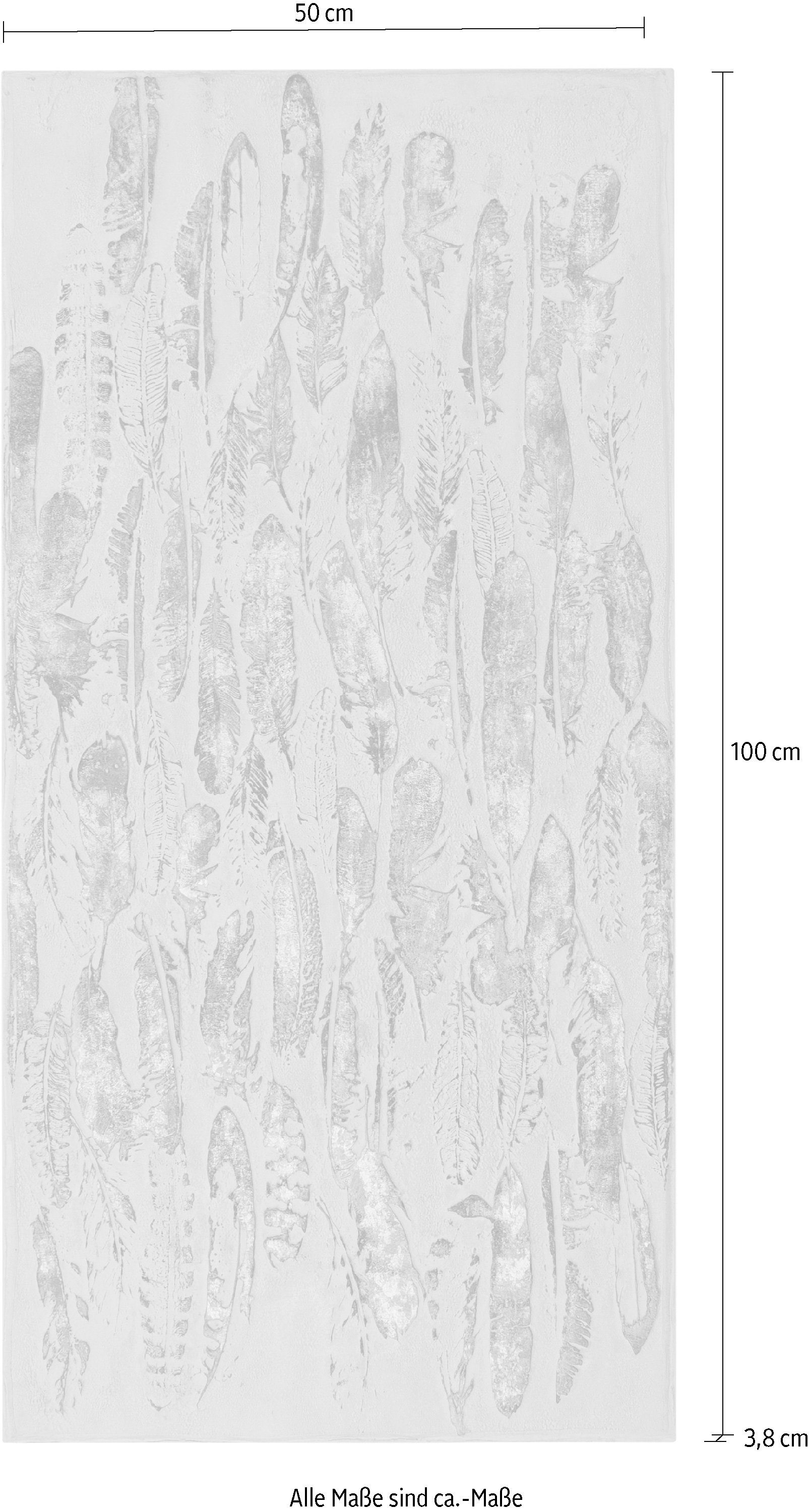 Myflair Möbel & Accessoires Olieverfschilderij Madie goudkleurig 100 x 50 cm