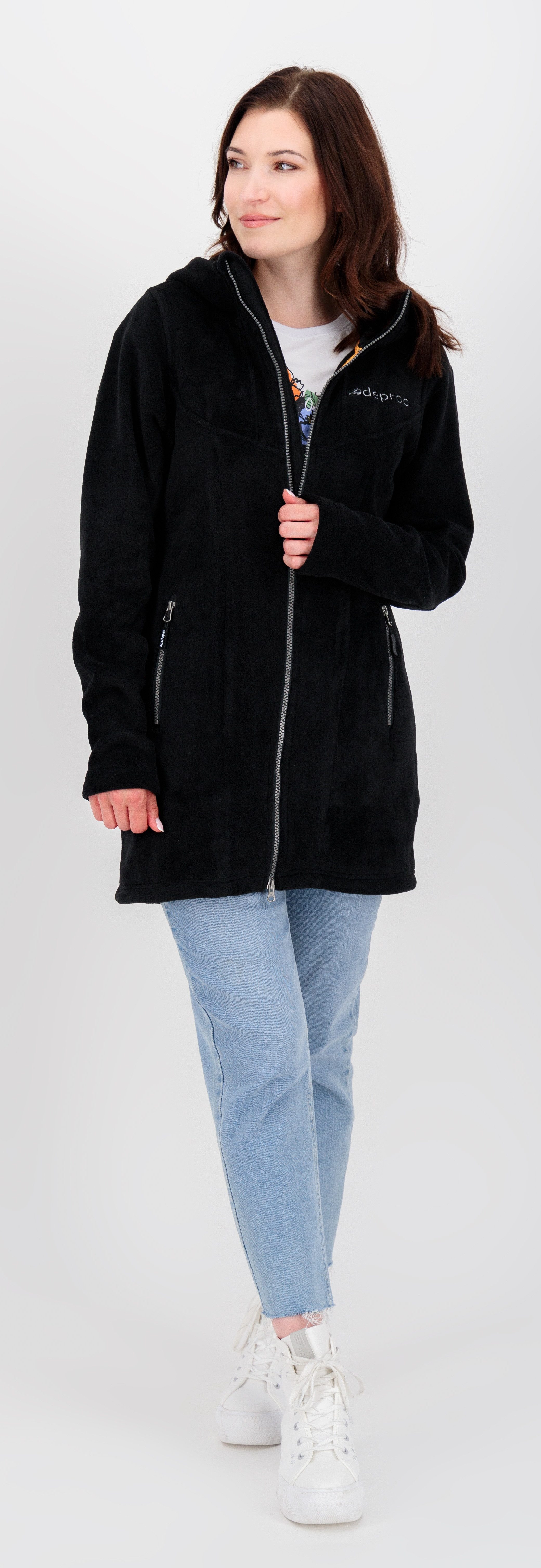 DEPROC Active Fleecejack WAWA PEAK met 2-wegritssluiting