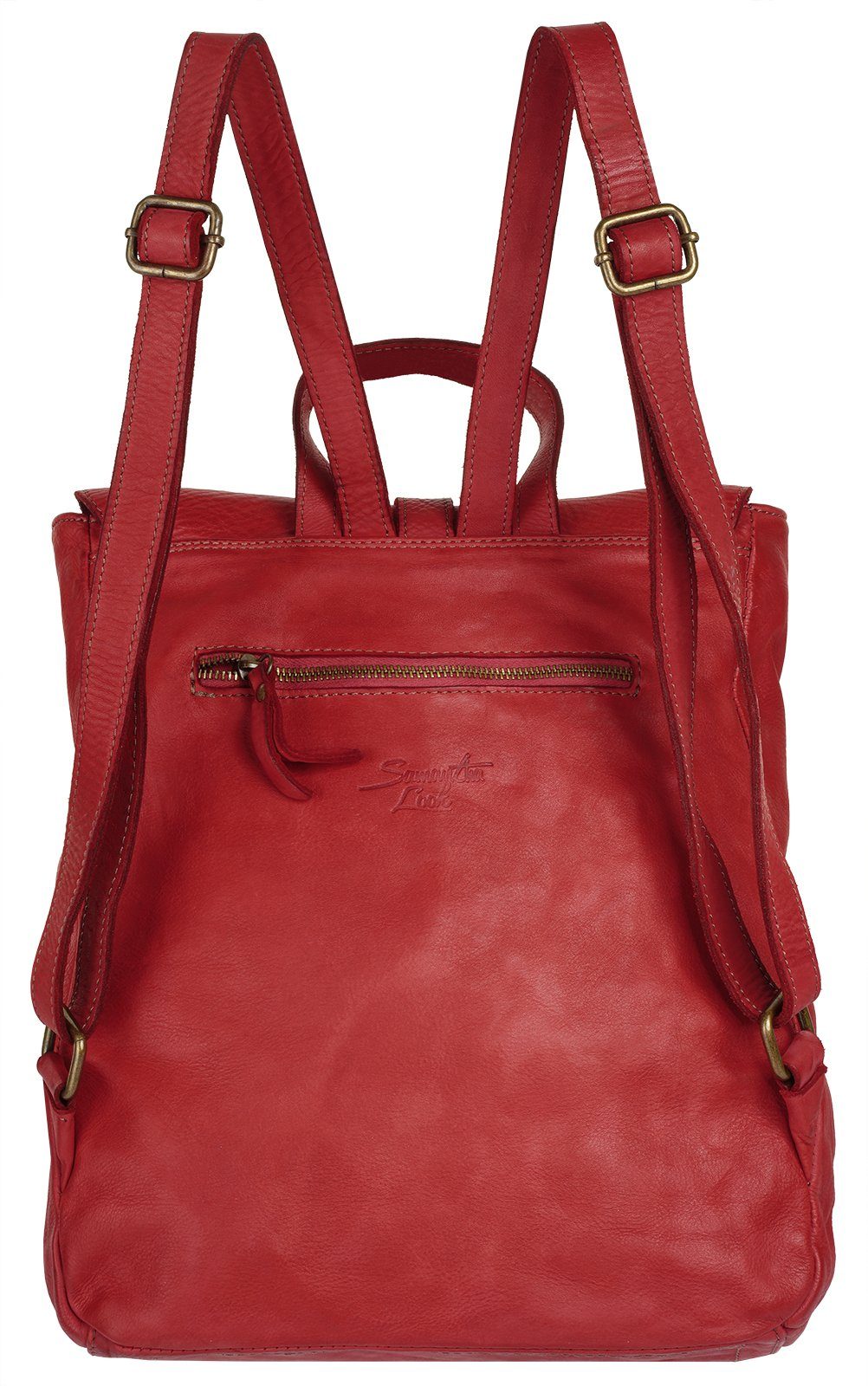 Samantha Look Rugzak echt leer, made in italy