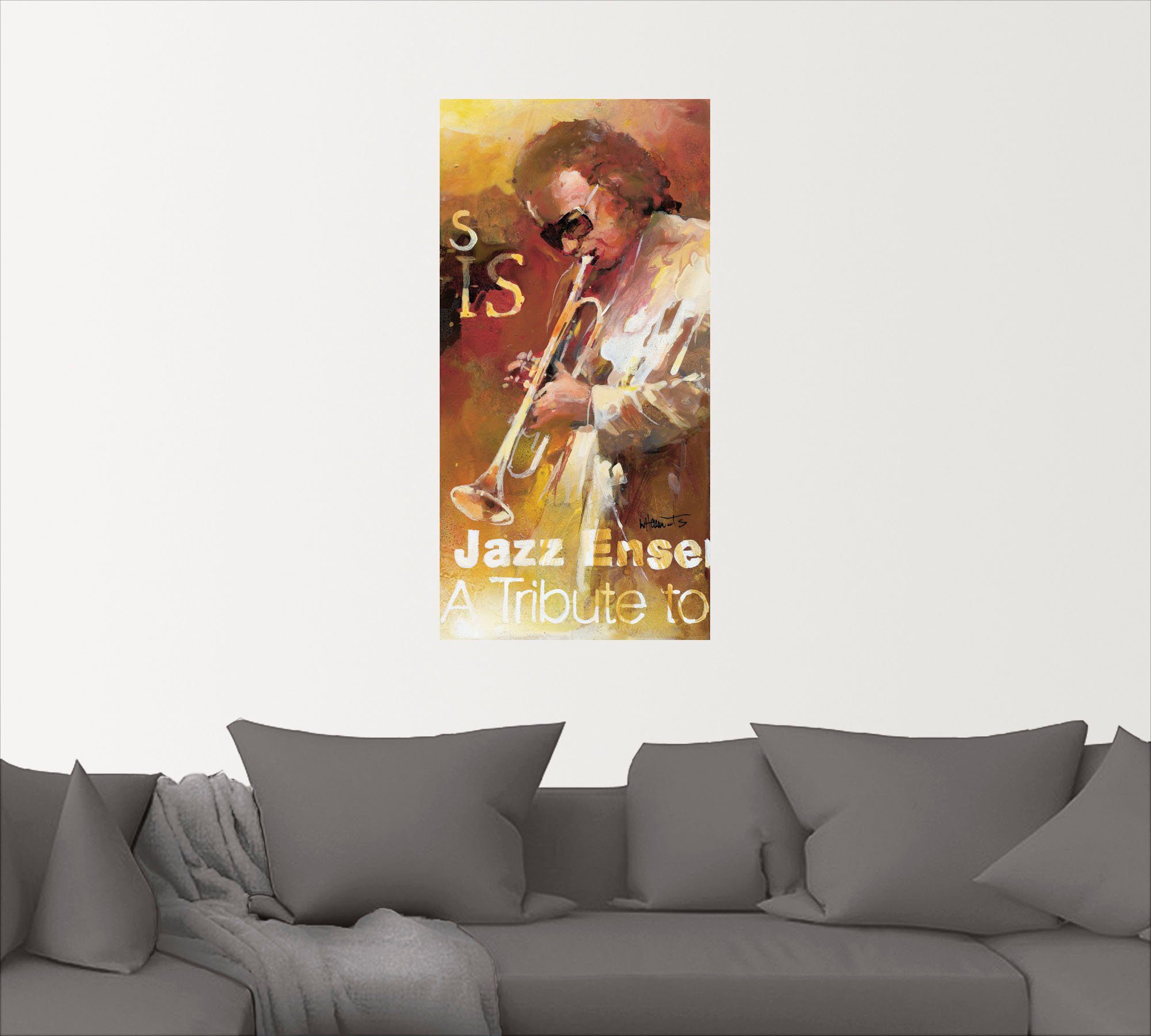 Artland Artprint Jazz combinatie als artprint op linnen, muursticker of poster in verschillende maten