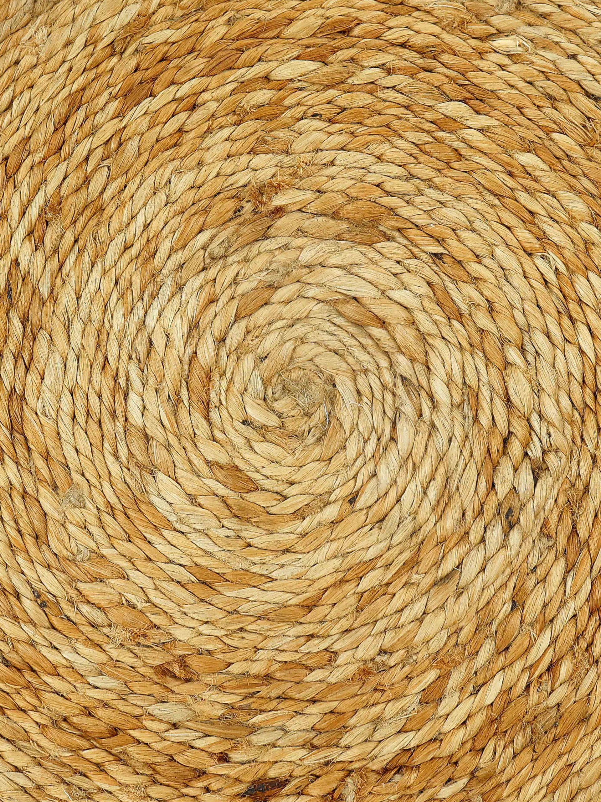 carpetfine Sisalkleed Jutetapijt Paul natuurlijk plantaardig materiaal met de hand geweven, boho stijl