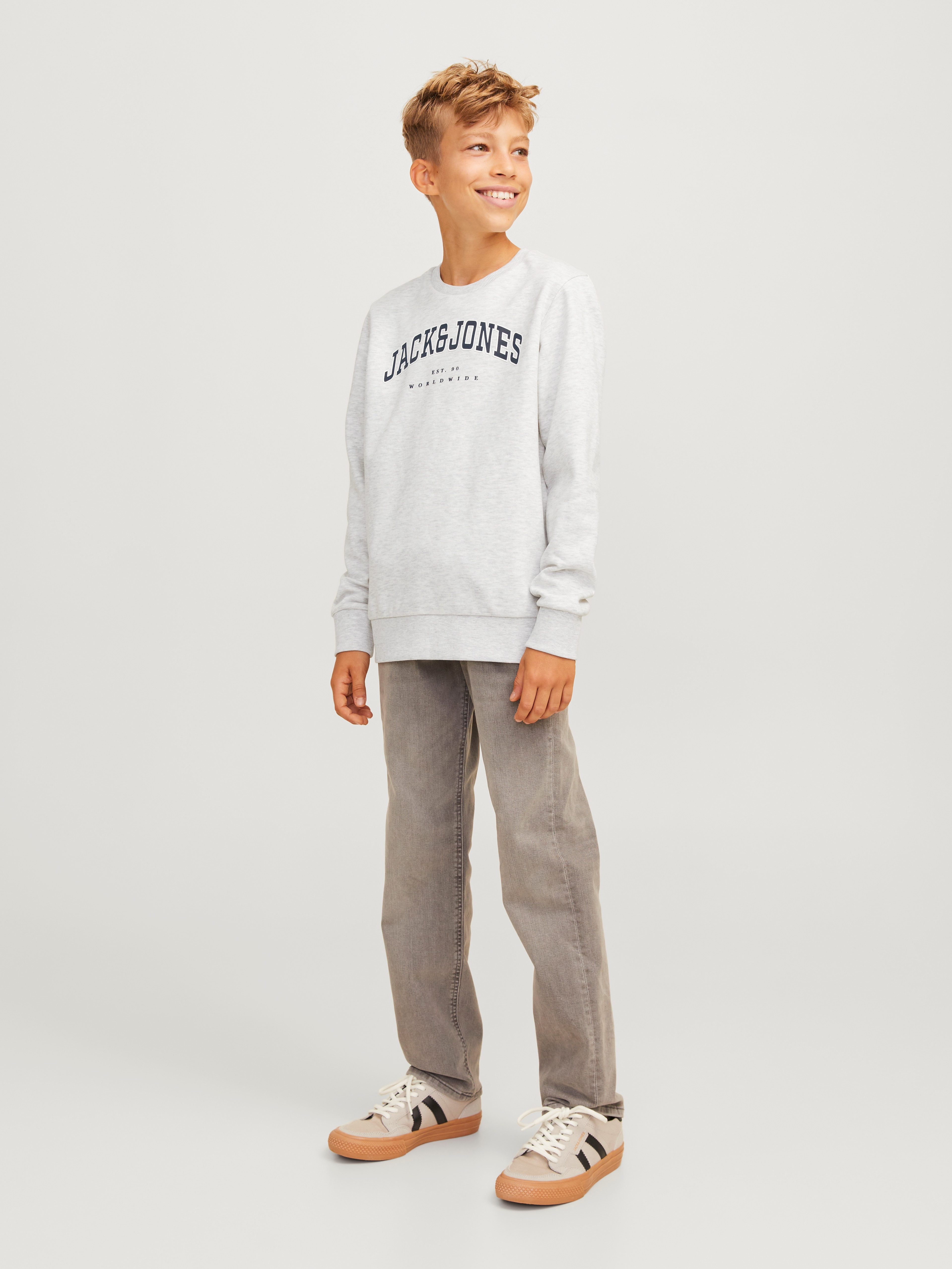 Jack & Jones Junior Sweatshirt JJECALEB VARSITY SWEAT CREW NECK SN JNR