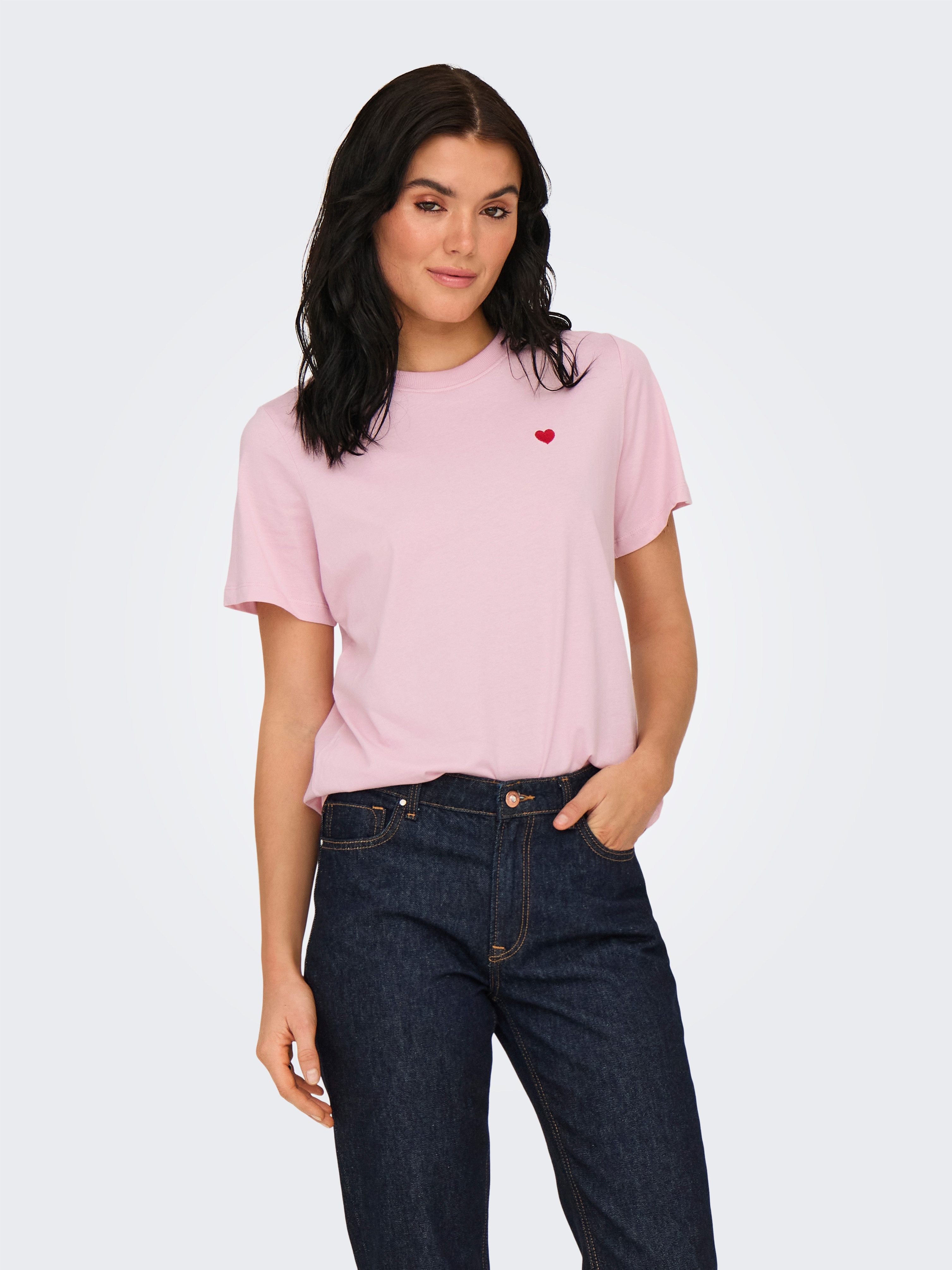 JDY Shirt met korte mouwen JDYPISA S/S PRINT TOP JRS NOOS