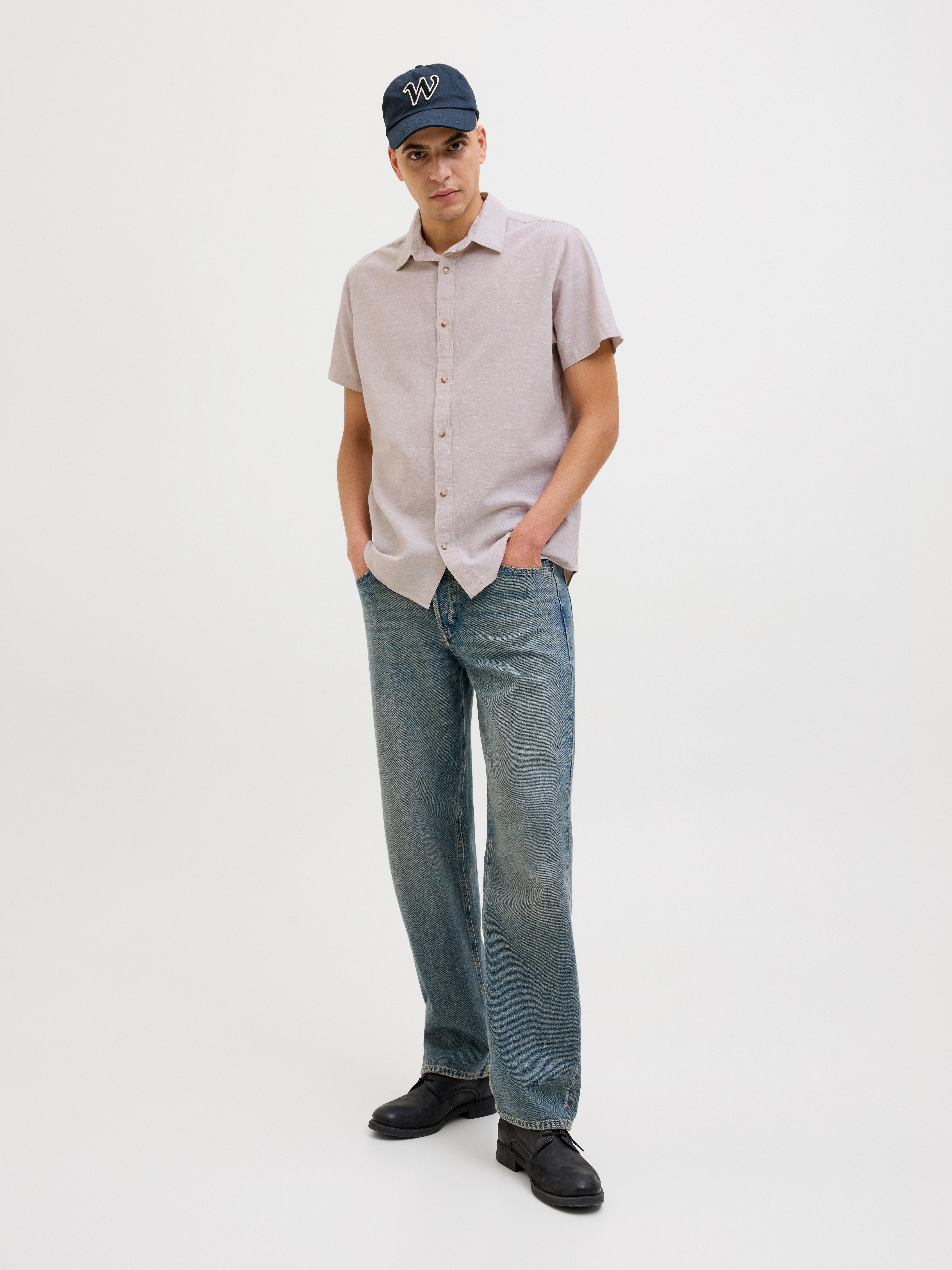 Jack & Jones Overhemd met korte mouwen JJESUMMER SHIRT SS SN