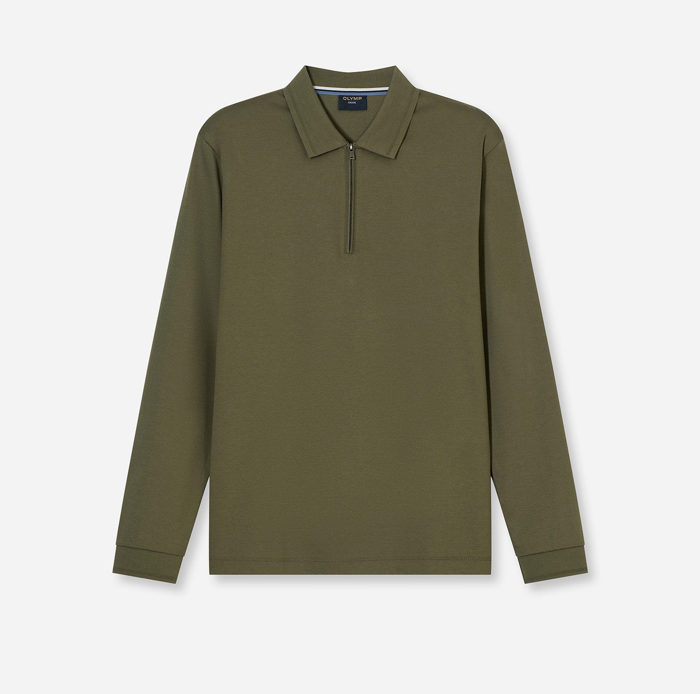 OLYMP Poloshirt met lange mouwen