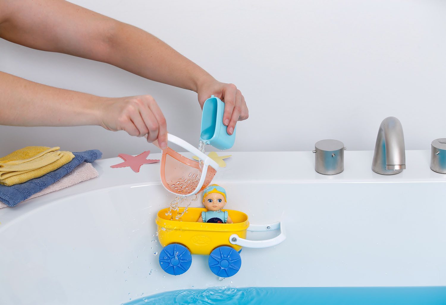 Baby Born Badspeelgoed Splish Splash kinderwagen met Emma