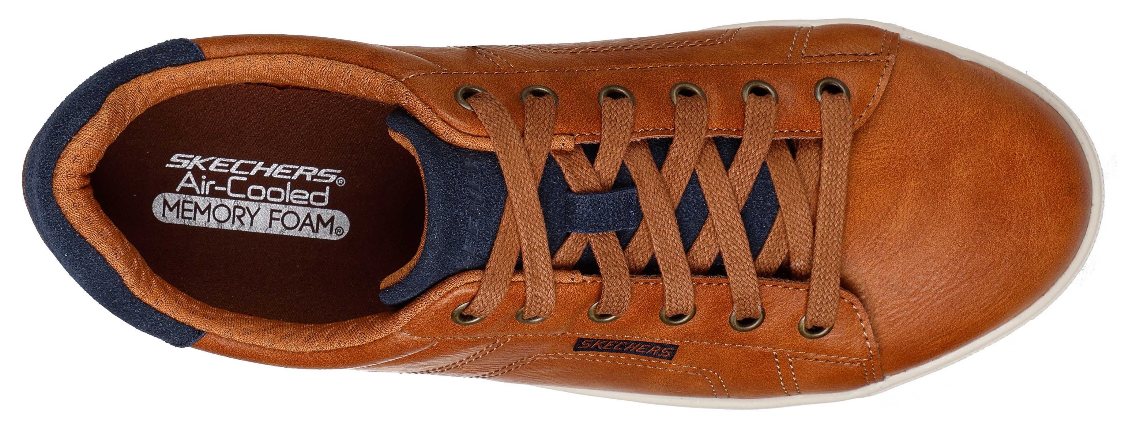 Skechers Sneakers CAVELL , vrijetijdsschoen, slipper, veterschoen met air-cooled memory foam