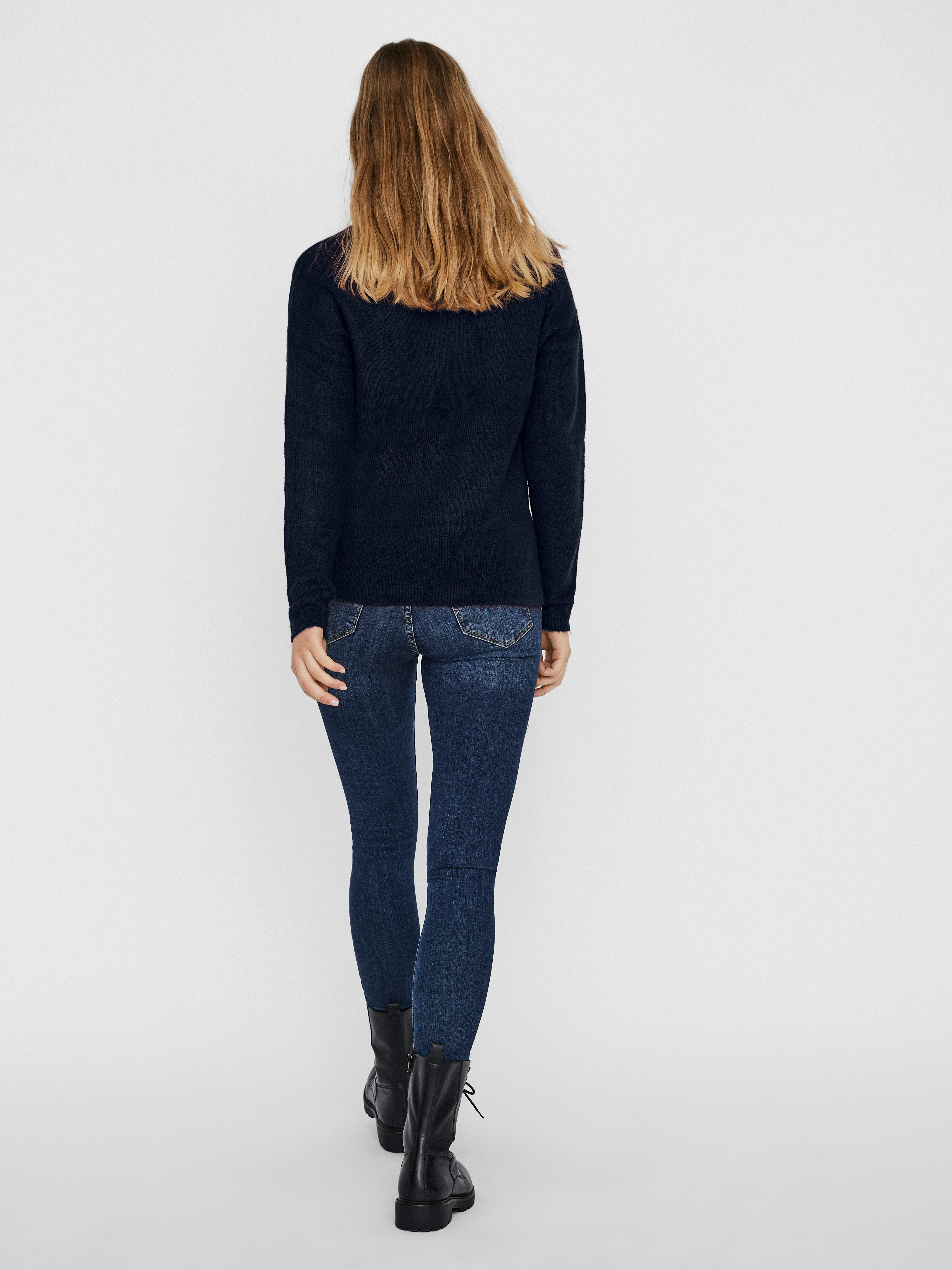 Vero Moda Trui met V-hals VMCREWLEFILE LS V-NECK BLOUSE NOOS