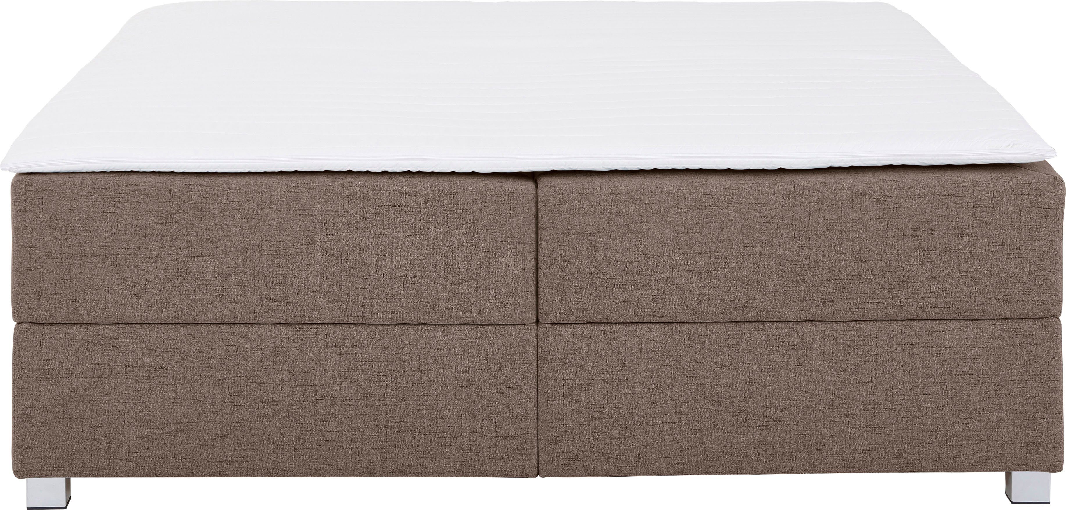 INOSIGN Boxspring Alexis zonder hoofdbord - ideaal voor ruimtes met schuine plafonds, in 4 breedten