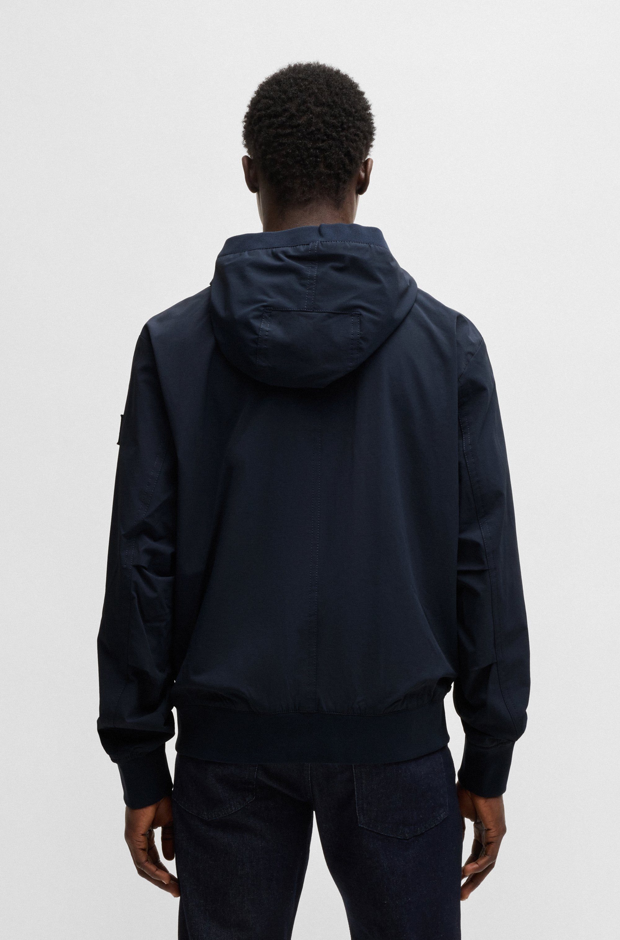 Boss Orange Outdoorjack Oloco met een capuchon