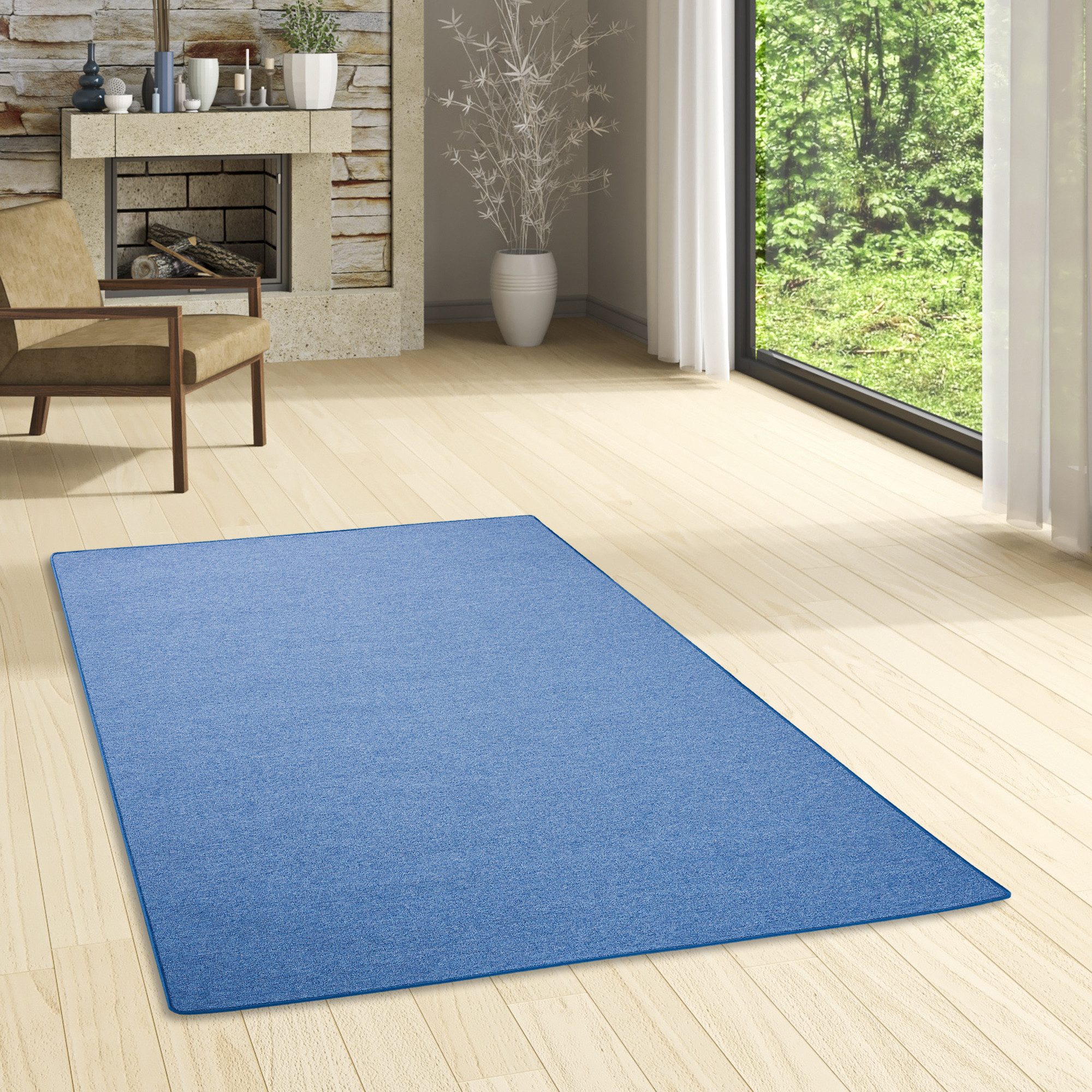 my home Vloerkleed Fortis Effen kleuren, lussen, geketteld, ook als loper, slijtvast