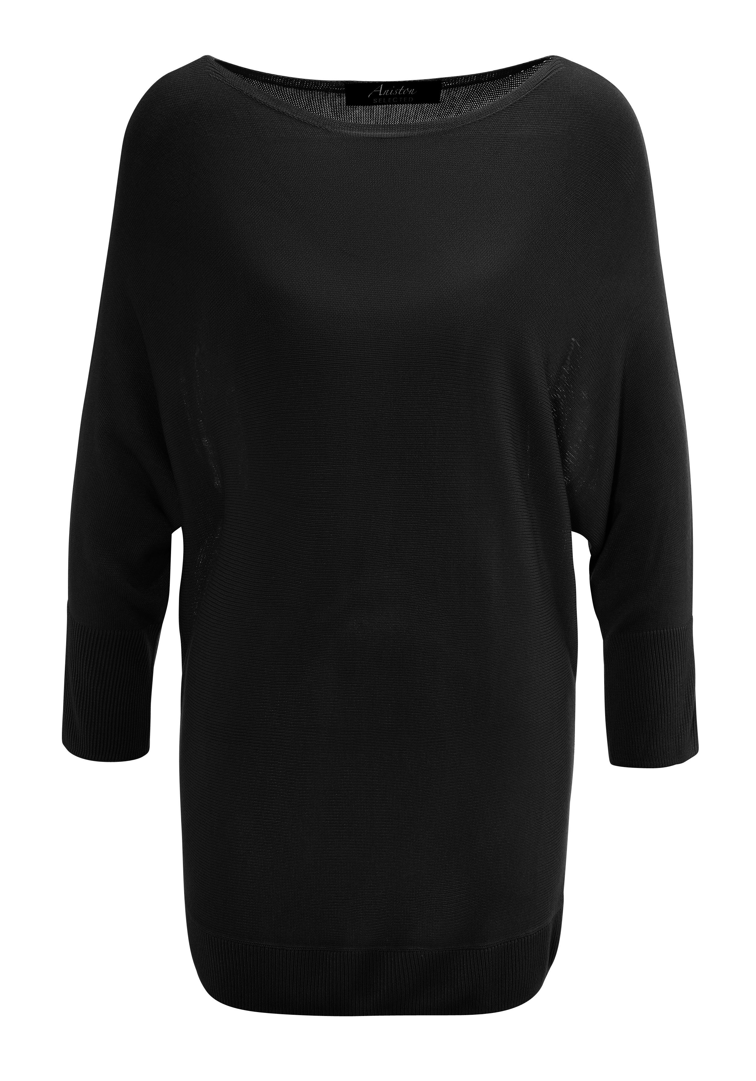 Aniston SELECTED Gebreide trui met boothals - nieuwe collectie