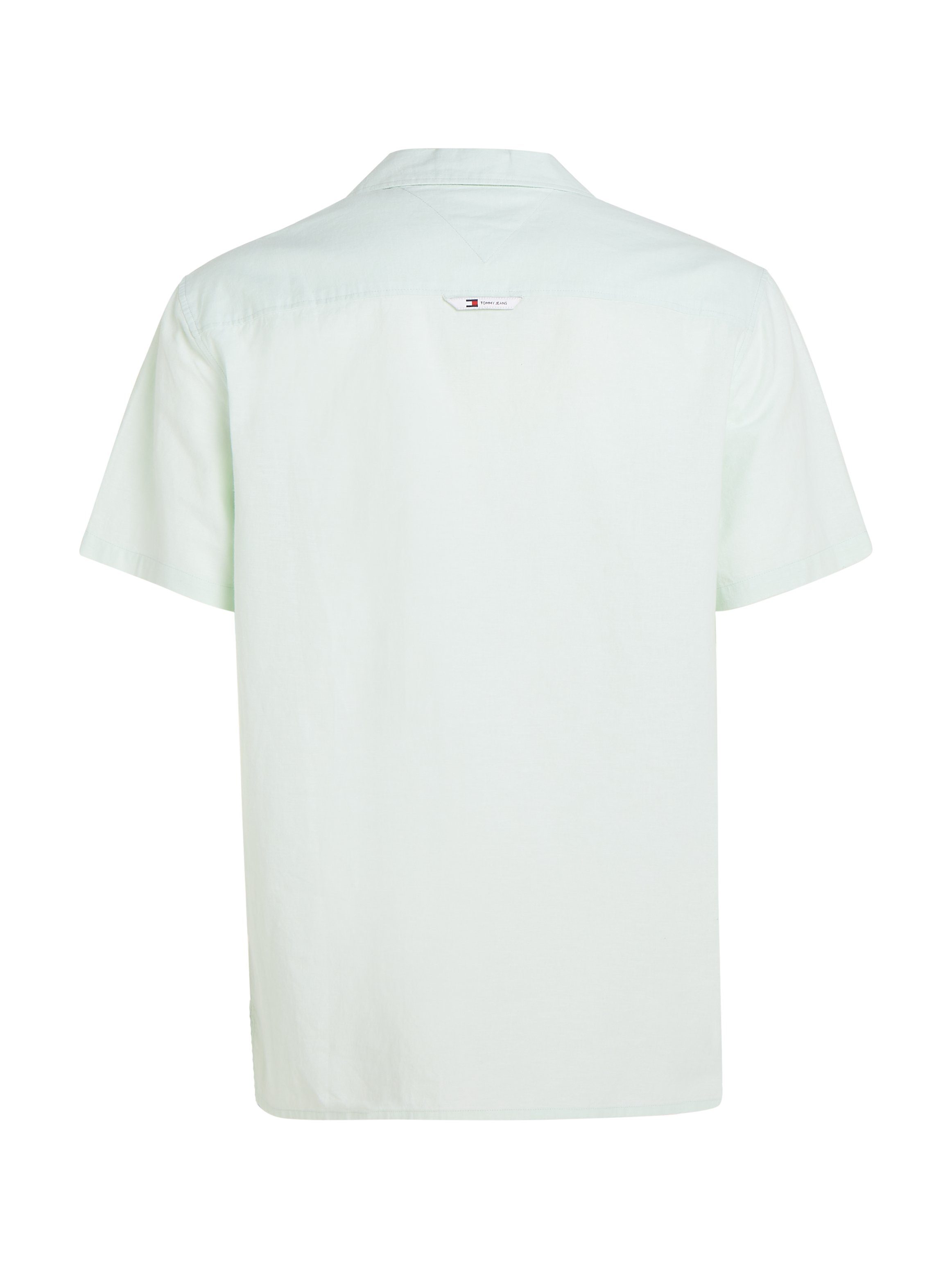 TOMMY JEANS Overhemd met korte mouwen TJM LINEN BLEND CAMP SHIRT EXT