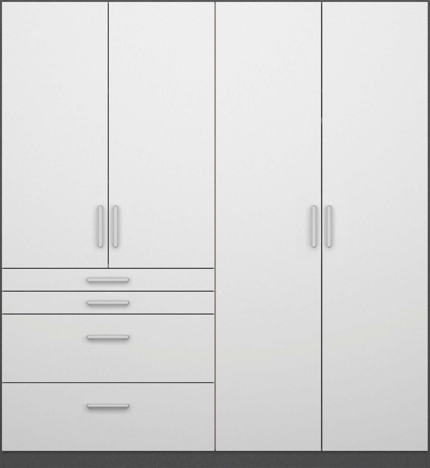 rauch Draaideurkast Kledingkast kast garderobe garderobekast topseller HOMBURG met veel opbergruimte, bovenste lade met indeling made in germany