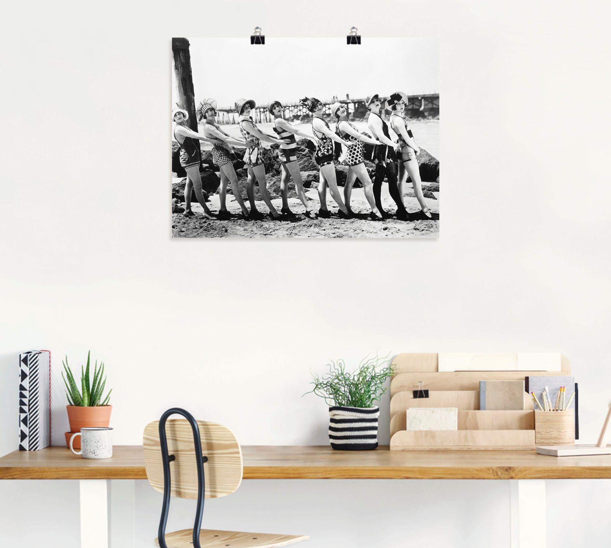 Artland Poster Badende schoonheden 1916 als artprint van aluminium, artprint op linnen, muursticker of poster in verschillende maten