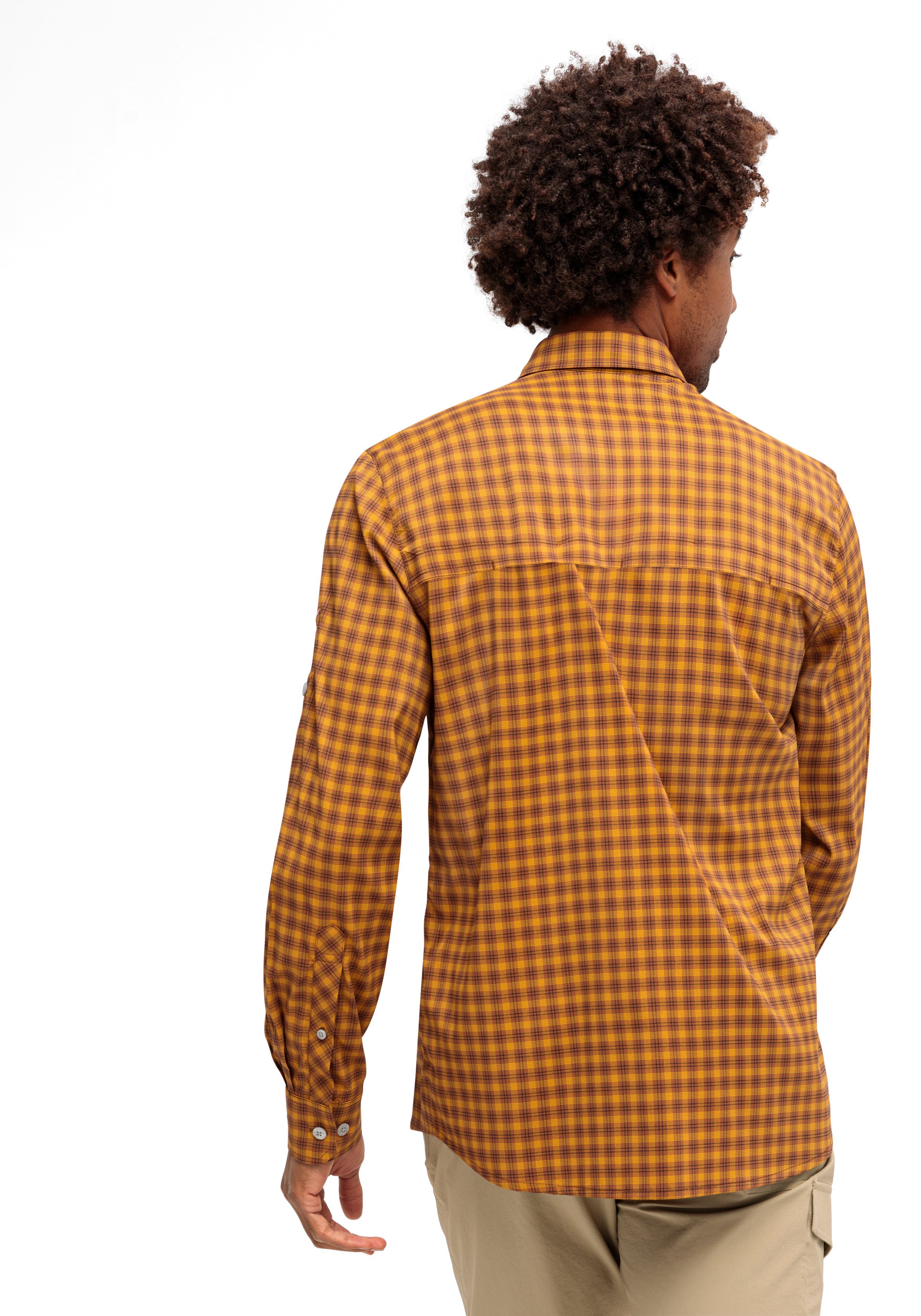 Maier Sports Functioneel shirt Mats L S herenoverhemd met lange mouwen voor wandelen reizen en vrije tijd