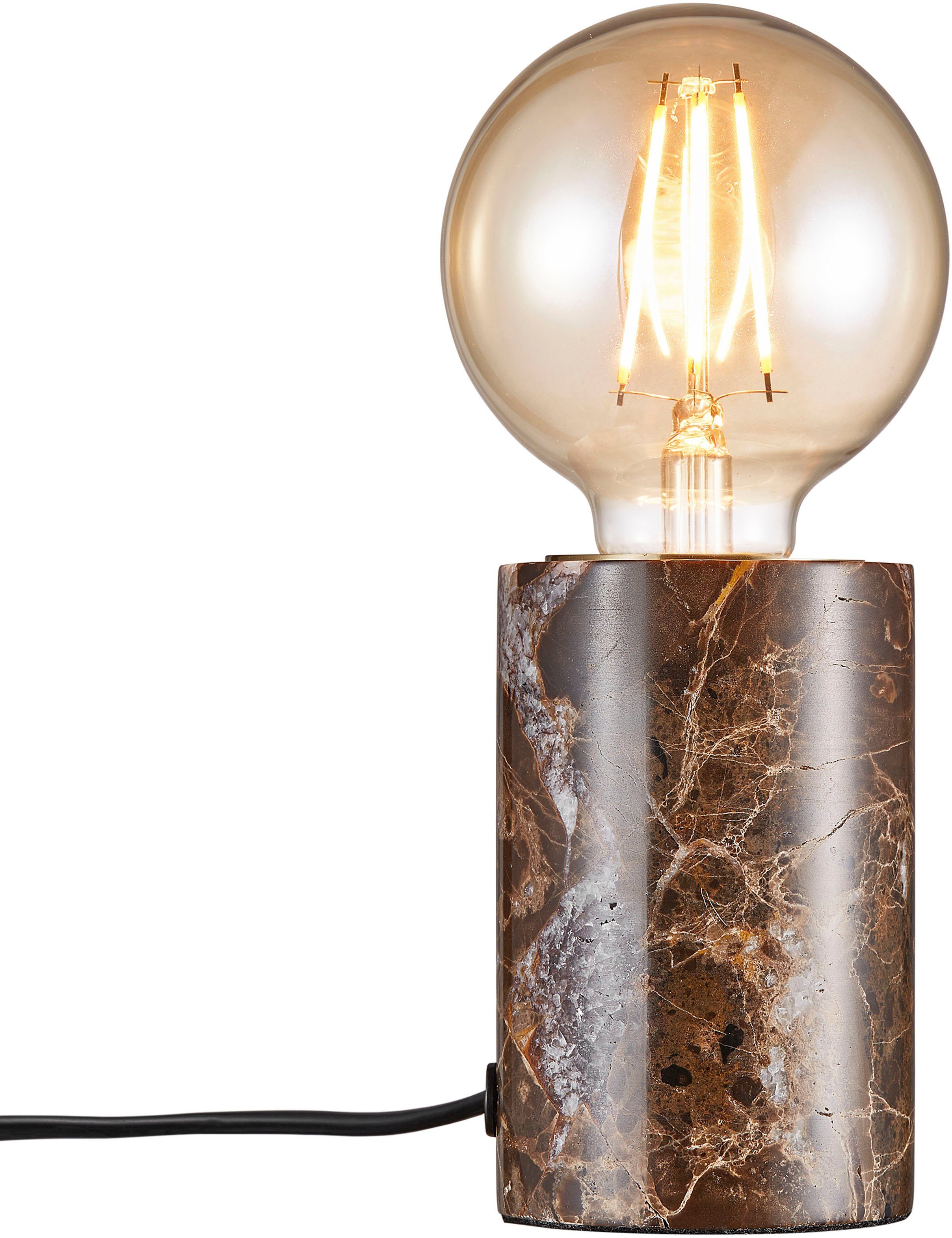 Nordlux Tafellamp Siv Marble Natuurlijke stijl, unieke marmerstructuur, voor E27 LED lichtbronnen (1 stuk)