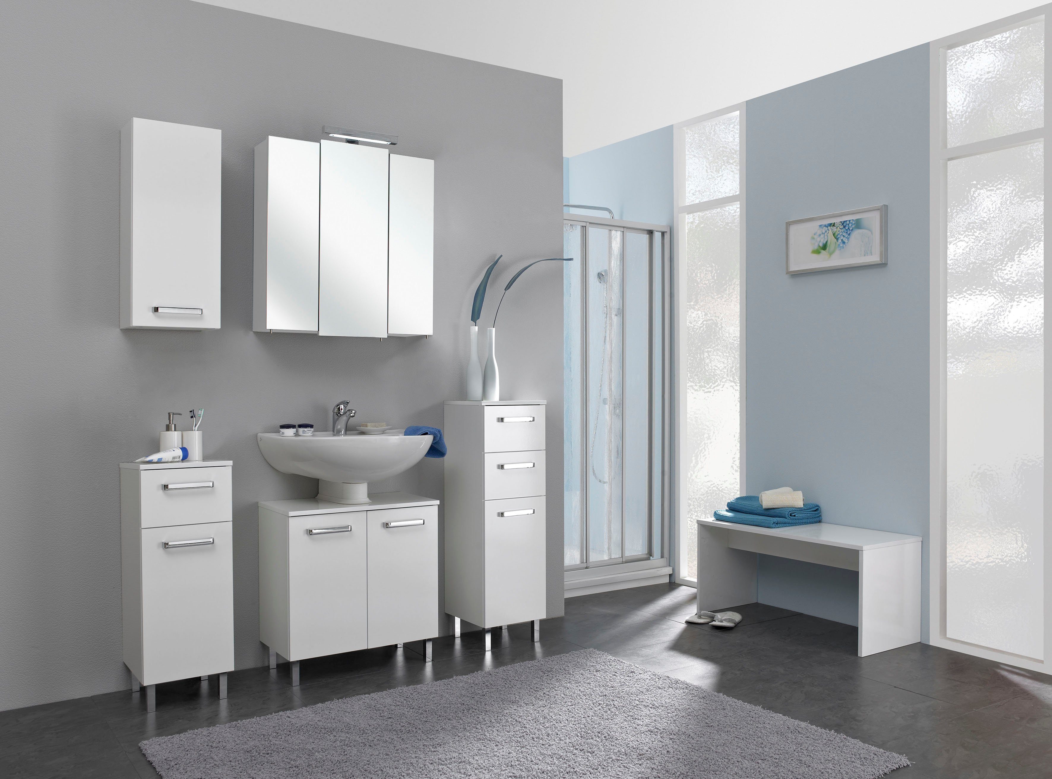 Saphir Wastafelonderkast Quickset wastafelonderkast met 2 deuren, 60 cm breed, zonder wastafel