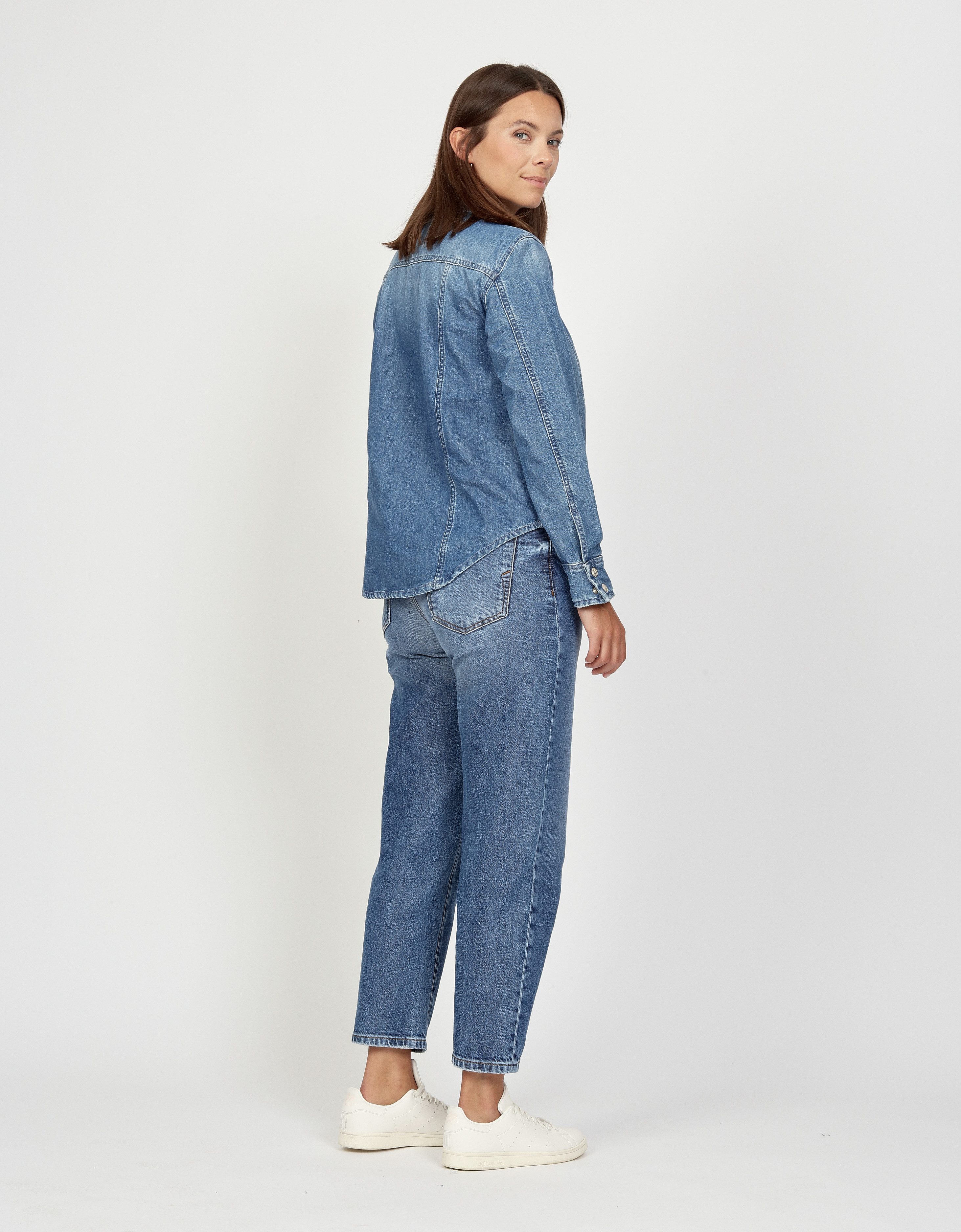 GANG Overhemdblouse 94LIV SHIRT in casual pasvorm