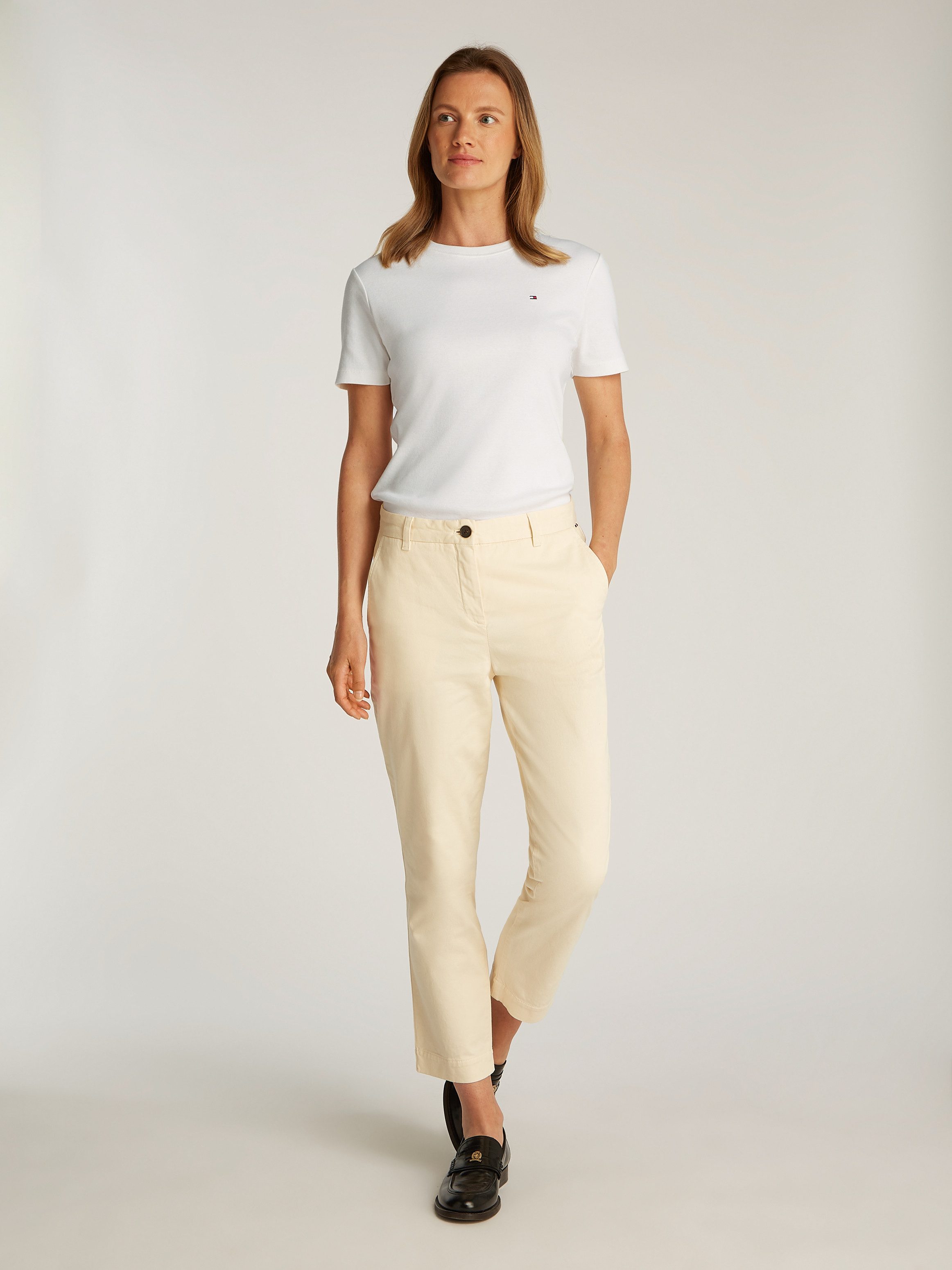 Tommy Hilfiger T-shirt SLIM CODY C-NK SS met geborduurd logo