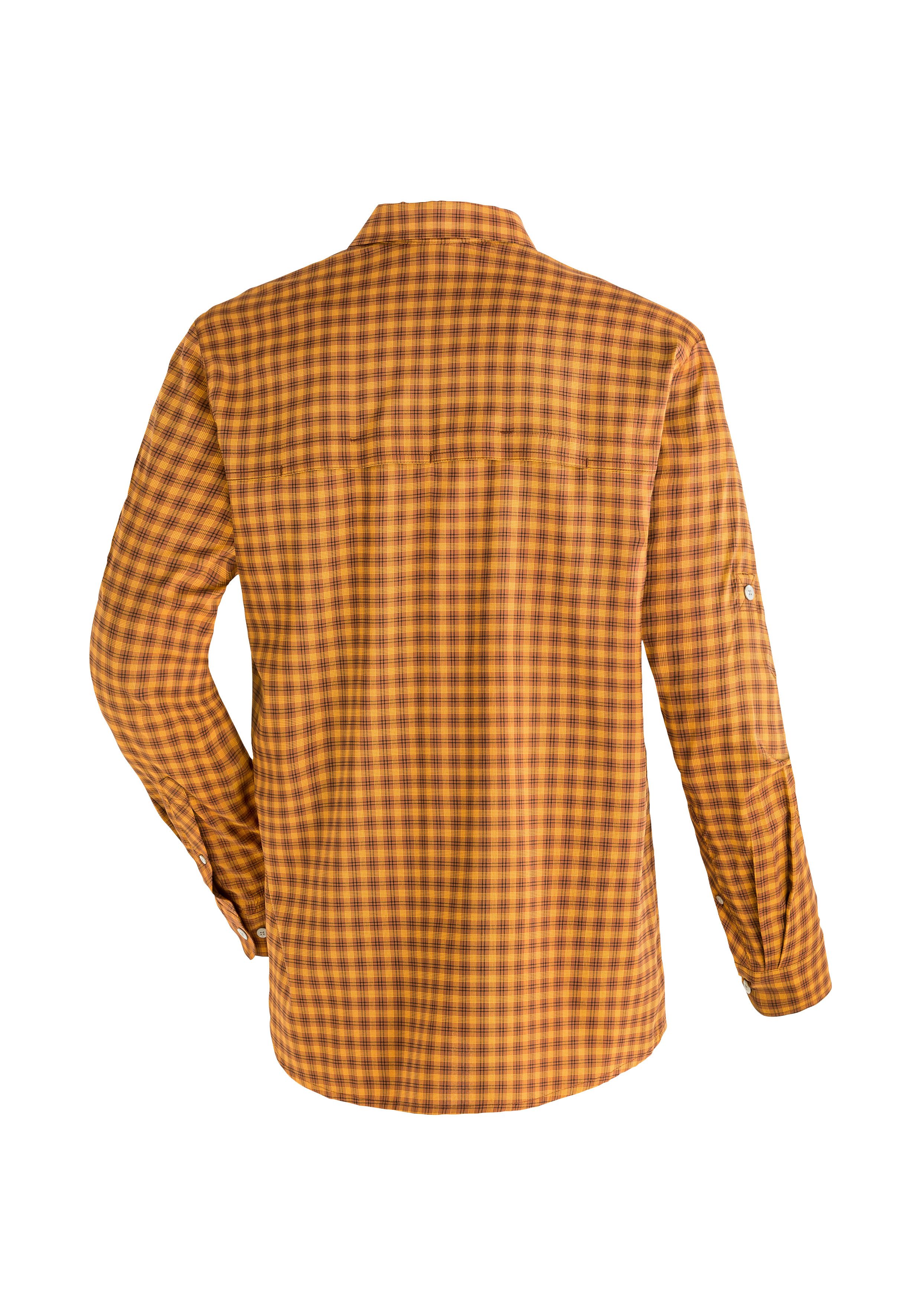 Maier Sports Functioneel shirt Mats L S herenoverhemd met lange mouwen voor wandelen reizen en vrije tijd