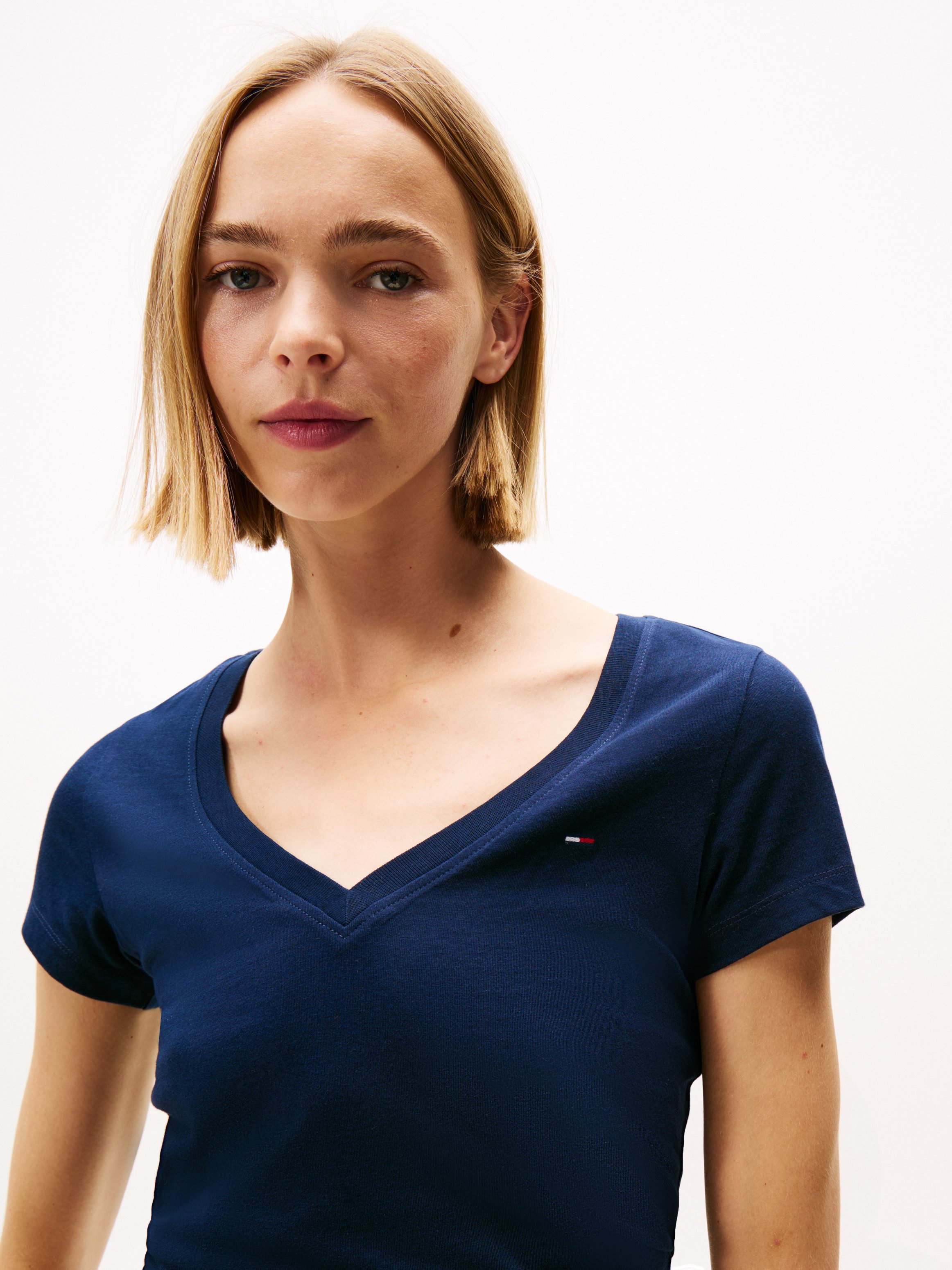 TOMMY JEANS T-shirt TJW 2PACK V-NECK TEE (set, 2-delig, 2 stuks)