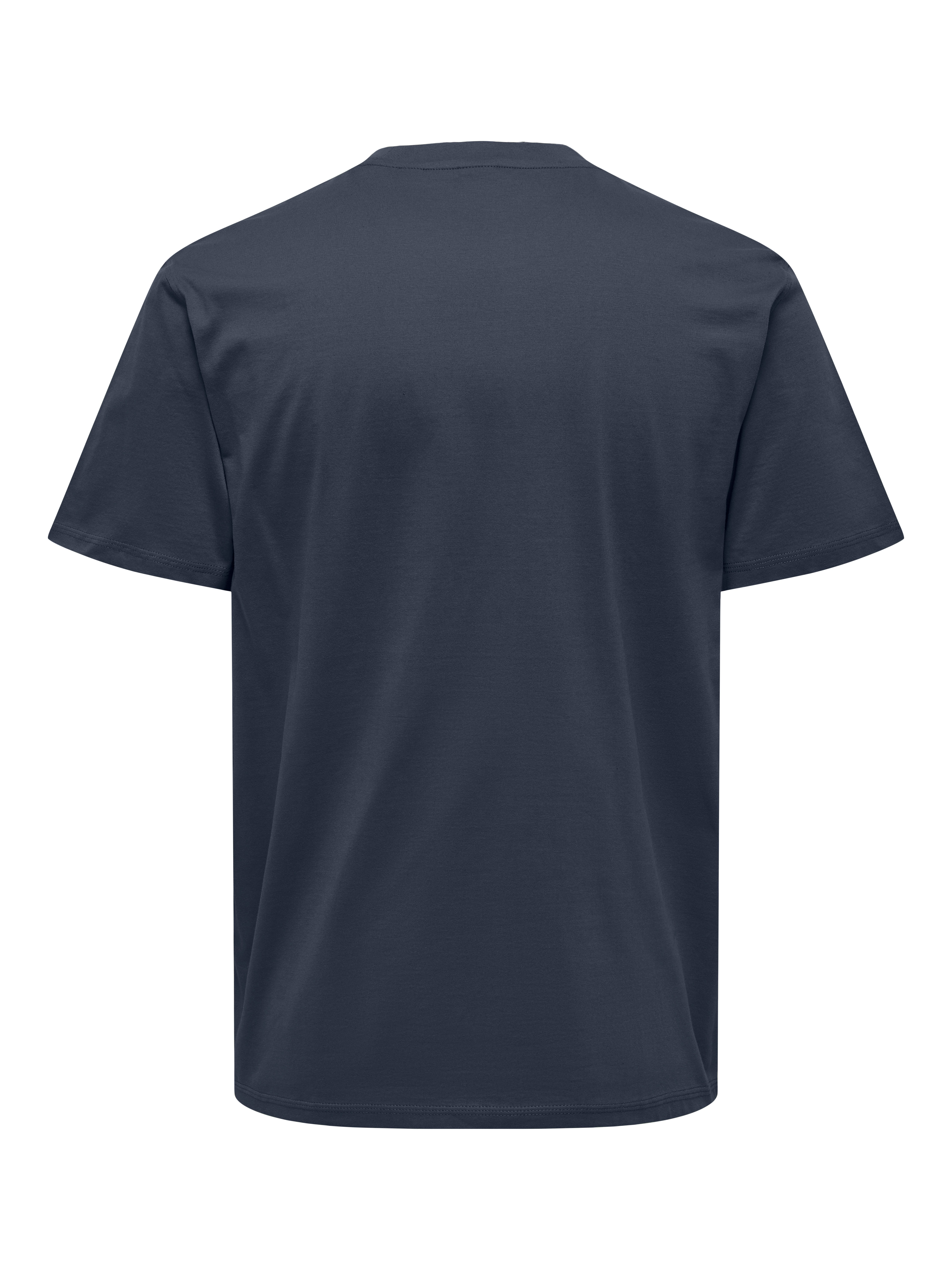 ONLY & SONS Shirt met ronde hals ONSMAX LIFE REG SS STITCH TEE