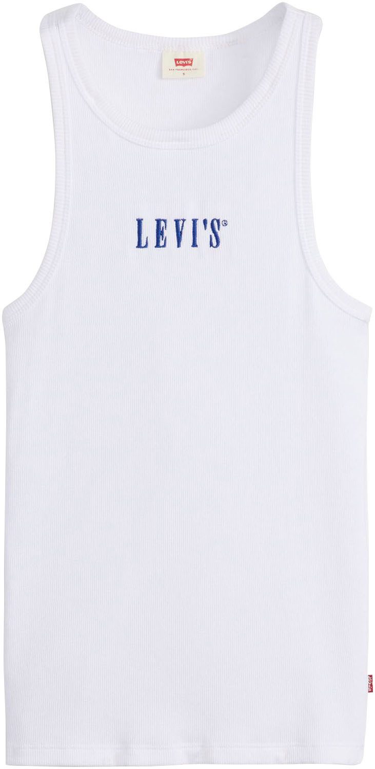 Levi's® Geribde tanktop GRAPHIC GEMINI met logo-borduurwerk en structuur-look