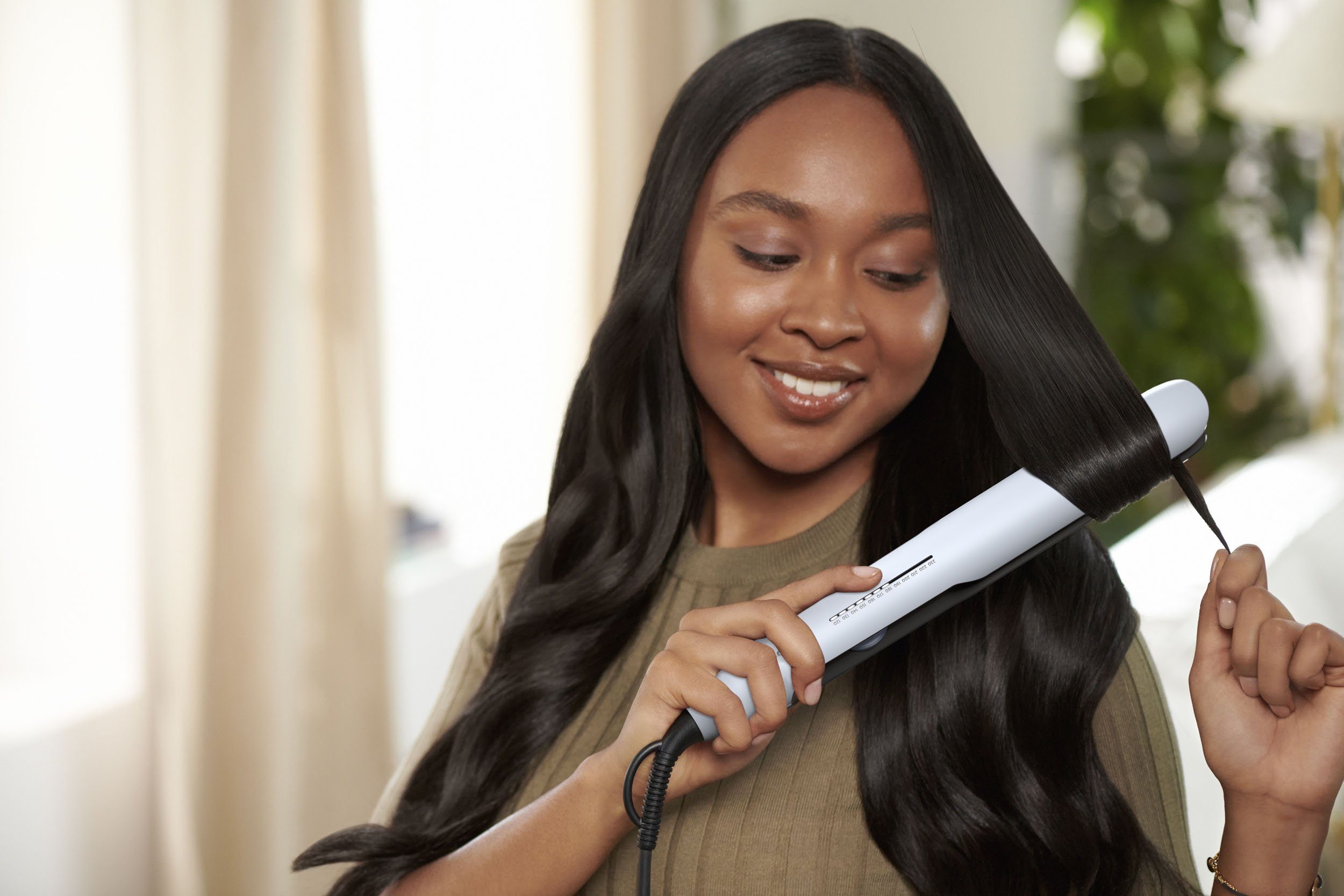 Philips Straightener Series 5000 BHS520/00 met thermoshield technologie, ionisatie functie, 12 instellingen
