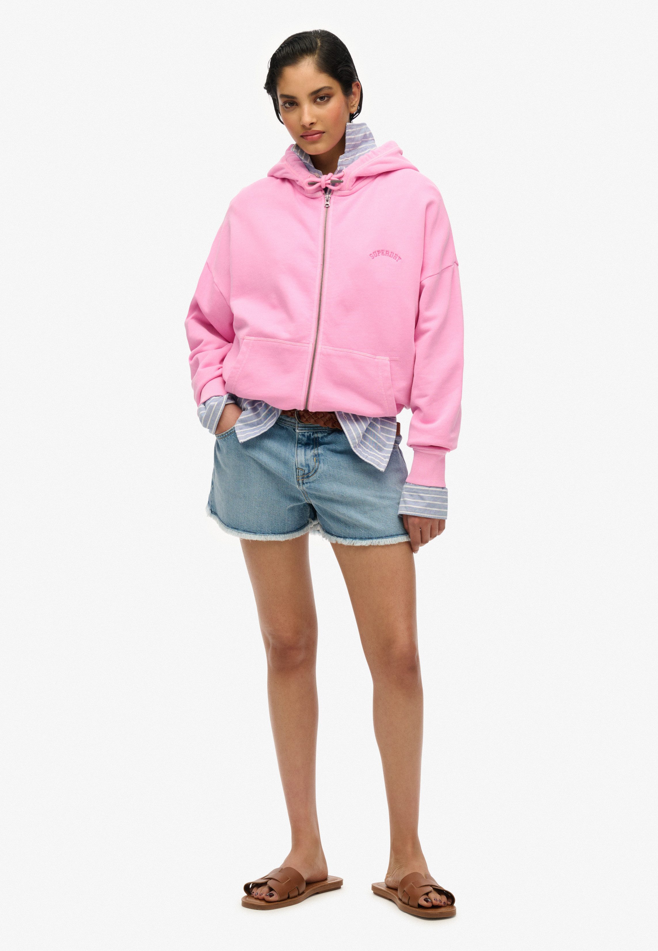 Superdry Capuchonsweatvest ESSENTIAL LOGO GD ZH