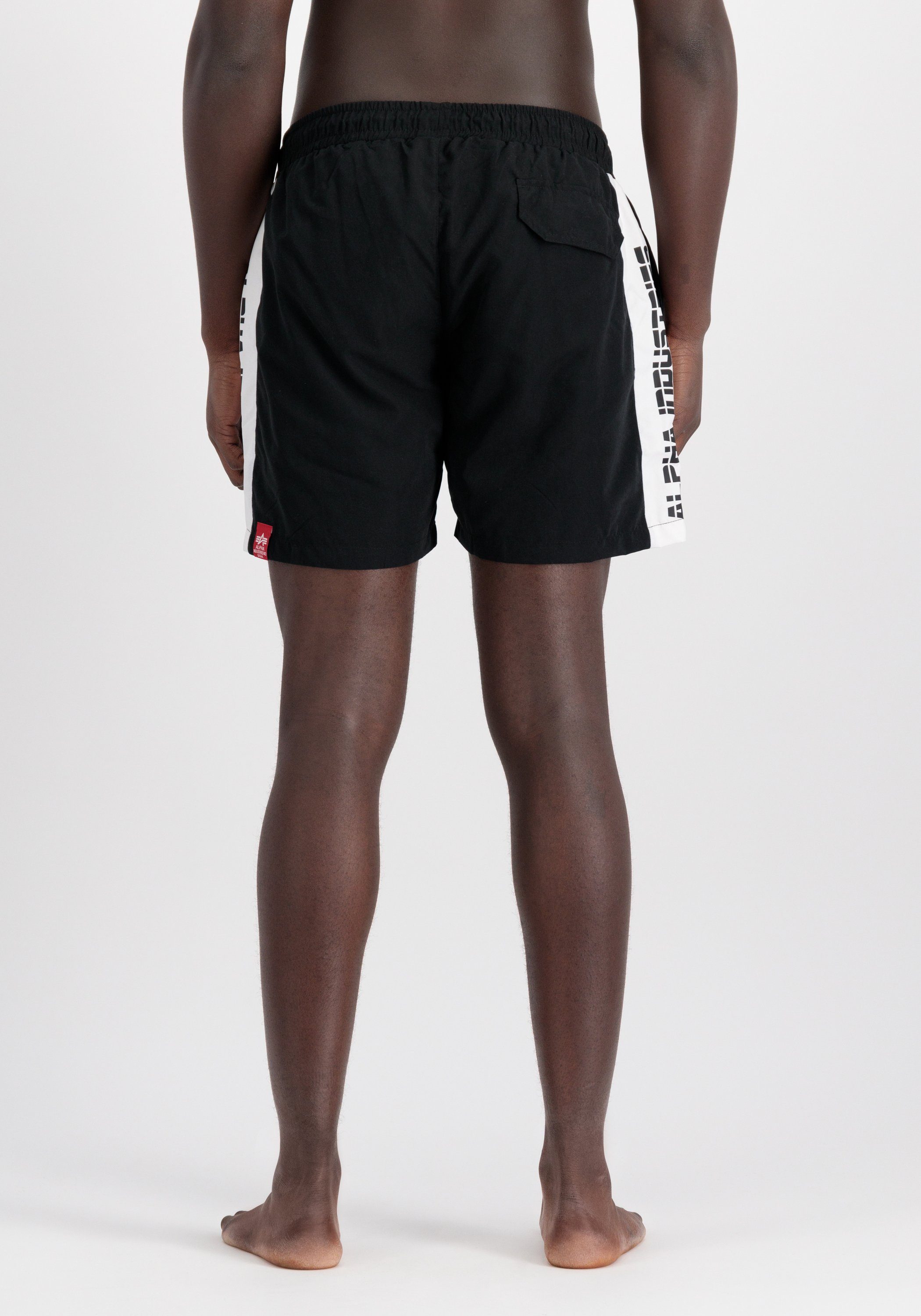 Alpha Industries Short ALPHA INDUSTRIES Men - Beachwear Printed Stripe Swim Short