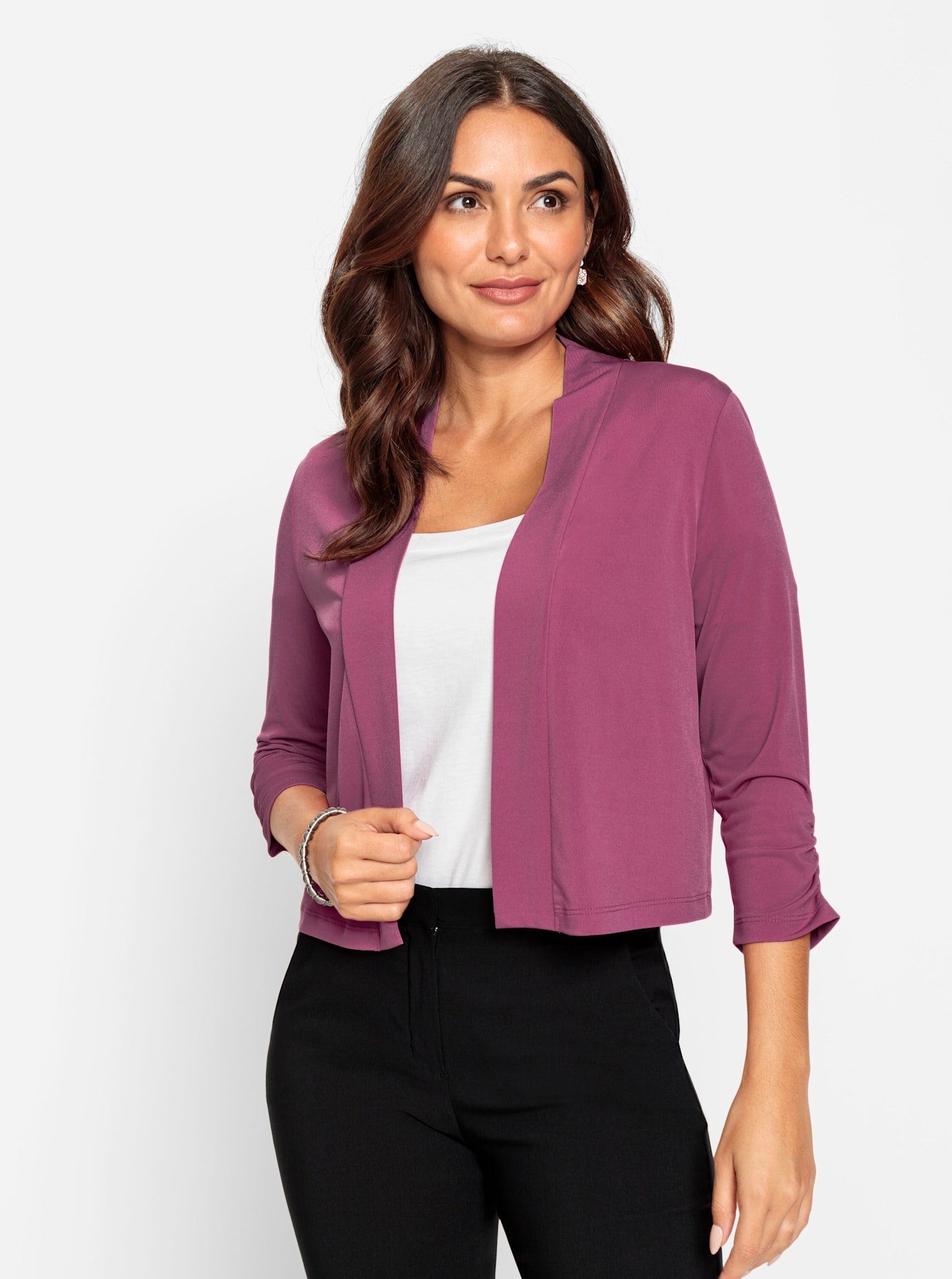 Lady Shirtjasje Shirtbolero (1-delig)