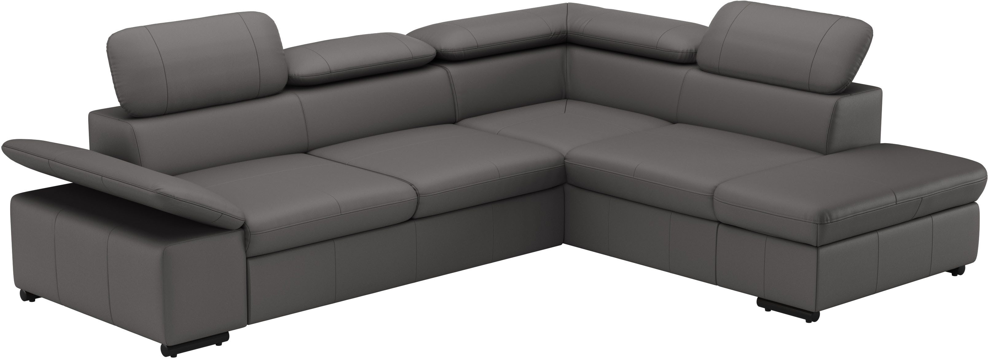 sit&more Hoekbank Alcudia L-vorm met armverstelling, optionele hoofdeindverstelling en bedfunctie
