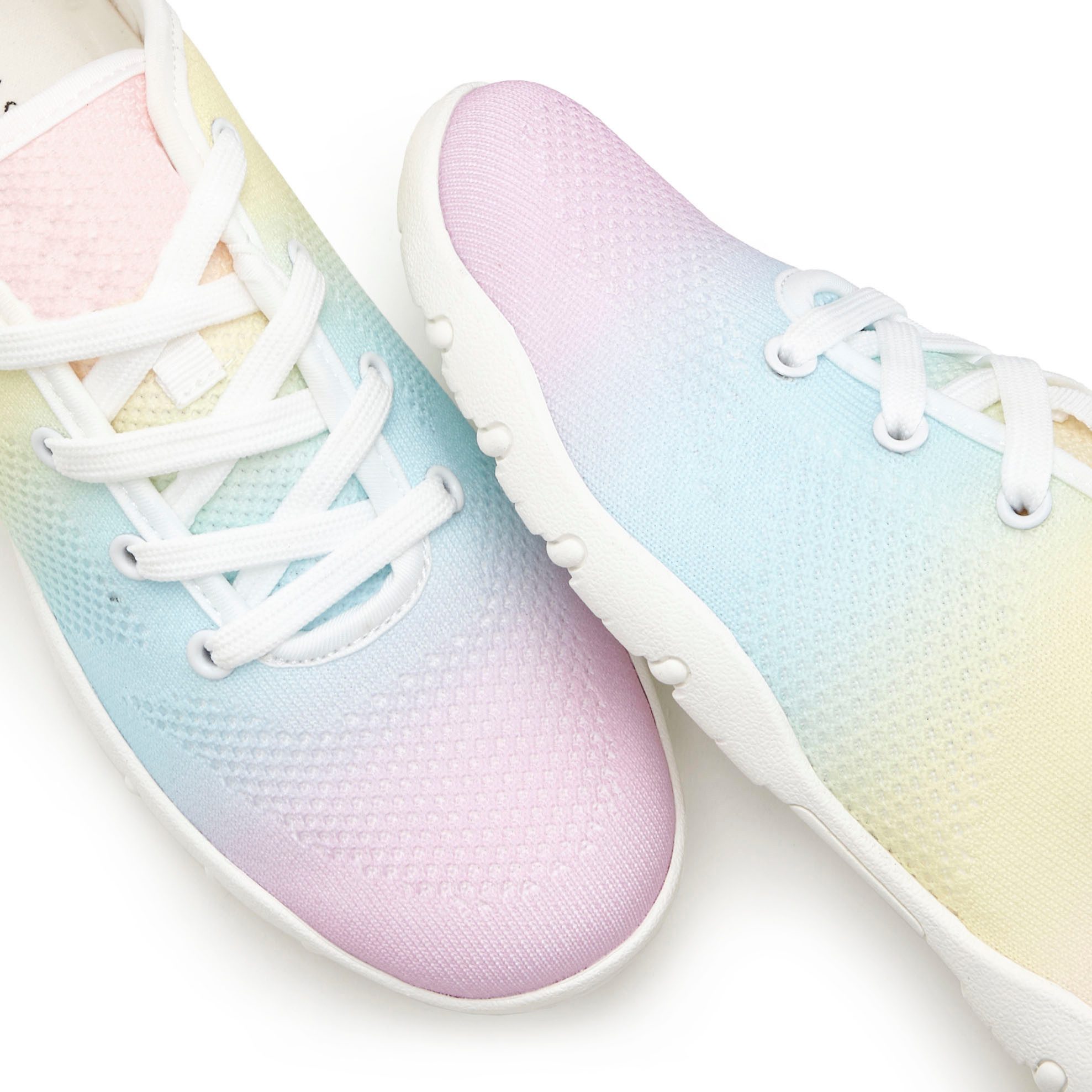 Vivance Sneakers Veterschoen, met lichte zool en modieuze kleurverloop vegan