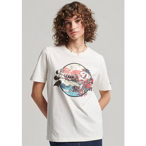NU 20% KORTING: Superdry Shirt met ronde hals JAPANESE VL GRAPHIC T SHIRT